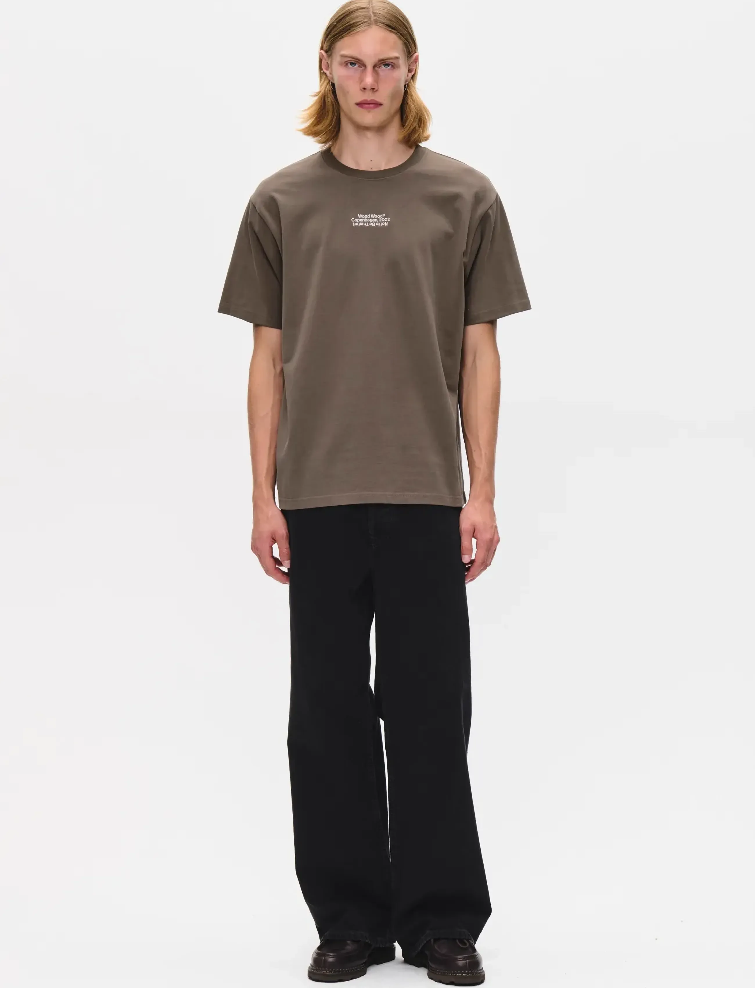 WOOD WOOD - WWOliver tee 25490 - short-sleeved t-shirts - crocodile - 2