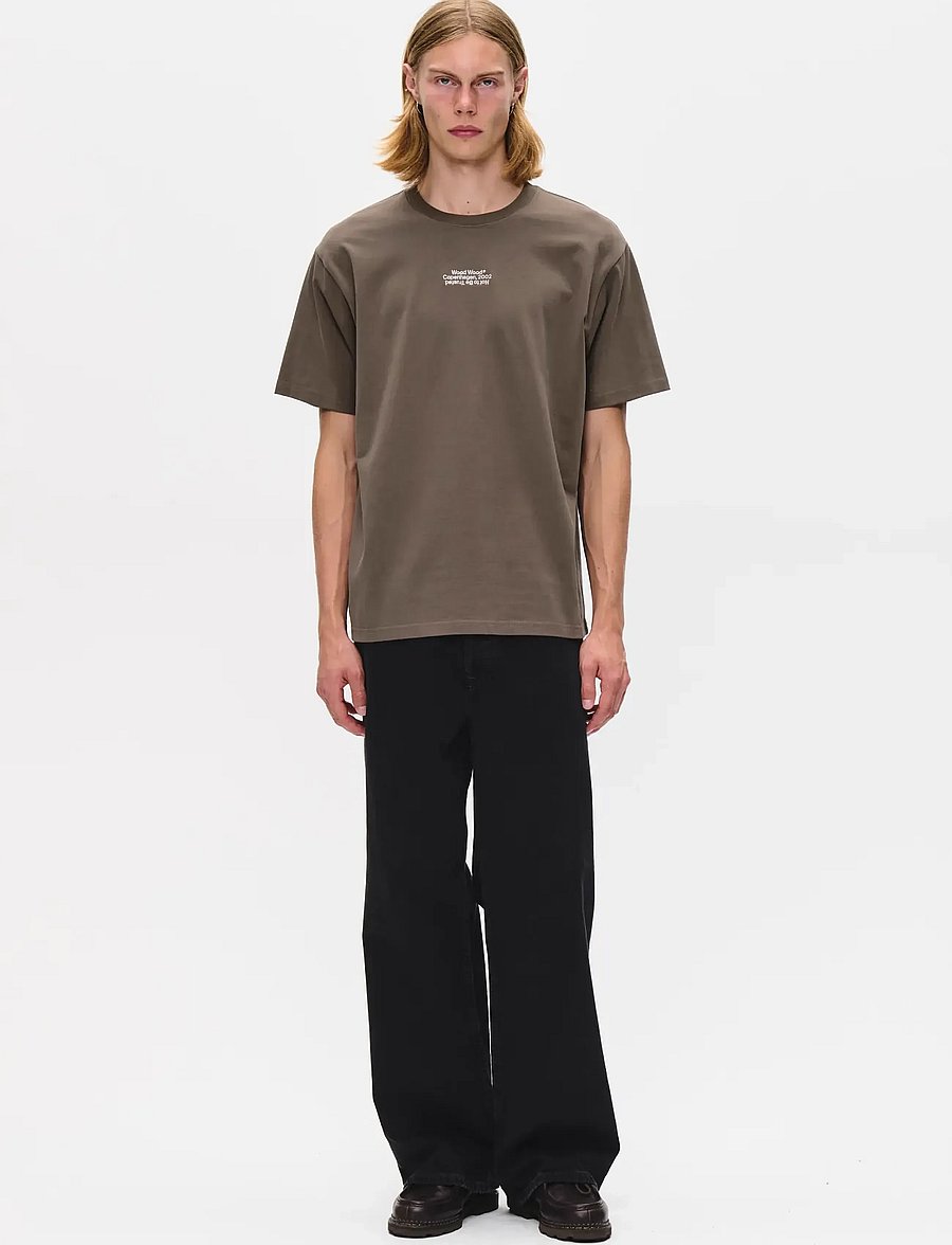WOOD WOOD - WWOliver tee 25490 - kurzärmelige t-shirts - crocodile - 2