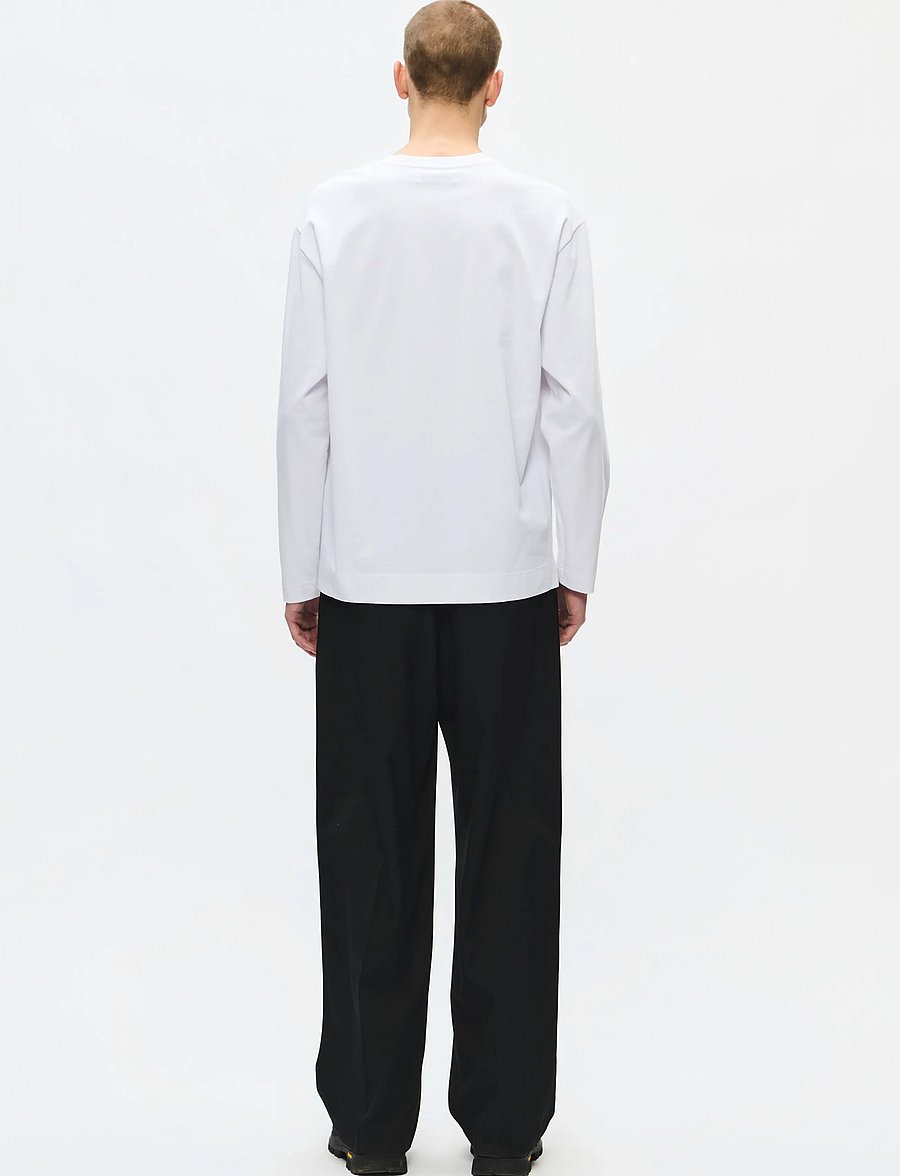 WOOD WOOD - WWRyan LS tee 25490 - langärmelige t-shirts - bright white - 2