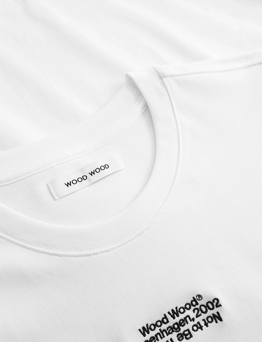 WOOD WOOD - WWRyan LS tee 25490 - langärmelige t-shirts - bright white - 5