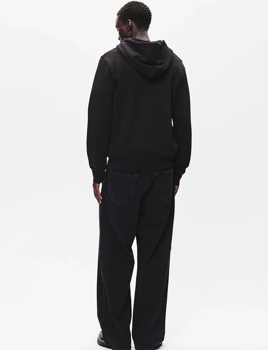 WOOD WOOD - WWIan zipper Hoodie 25429 - hoodies - black - 4