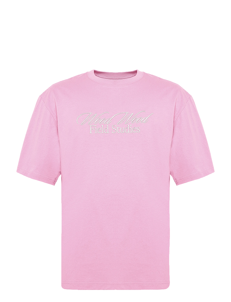 WOOD WOOD - WWGary WWFS tee 25207 - kortærmede t-shirts - moonlite mauve - 1