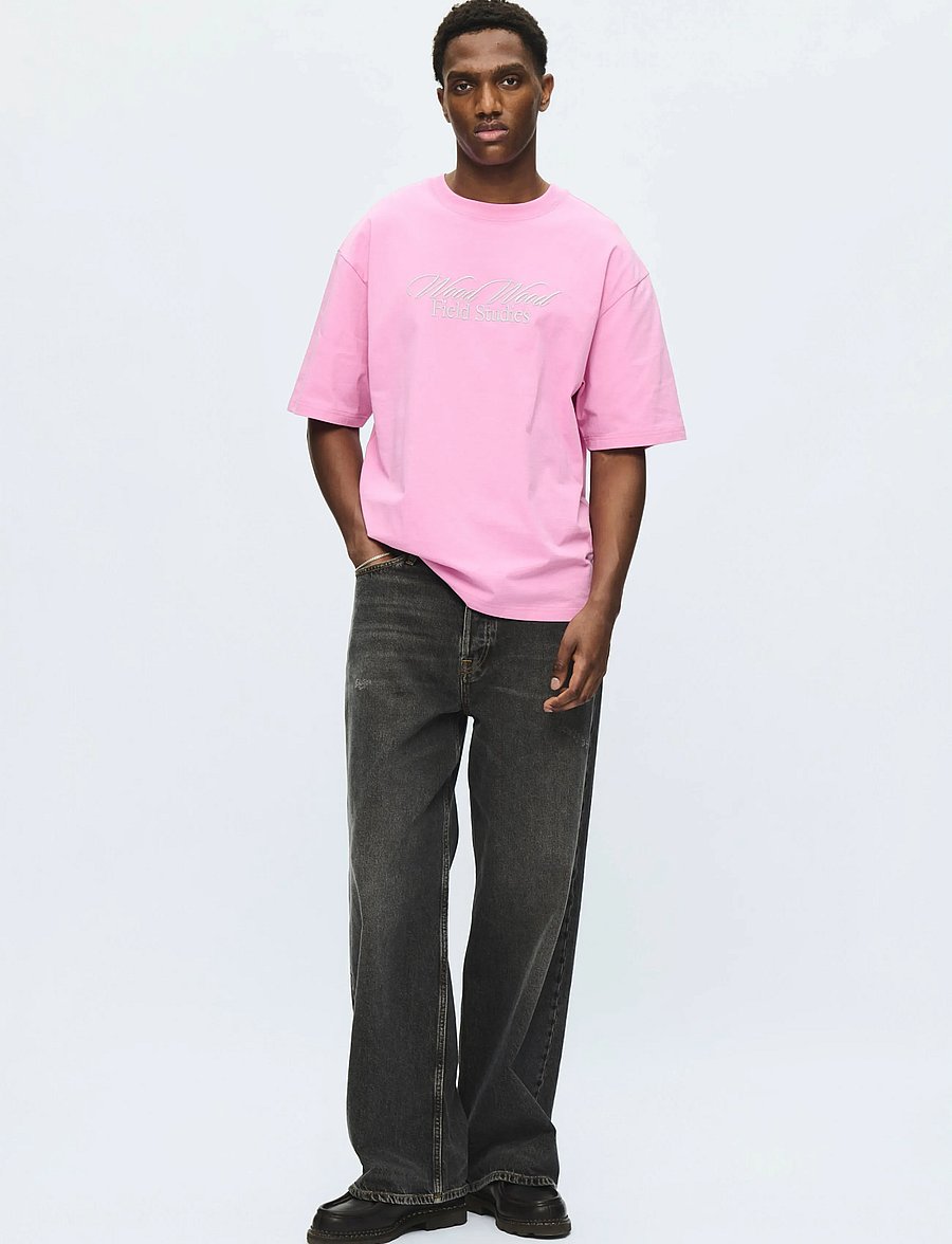 WOOD WOOD - WWGary WWFS tee 25207 - lühikeste varrukatega t-särgid - moonlite mauve - 0