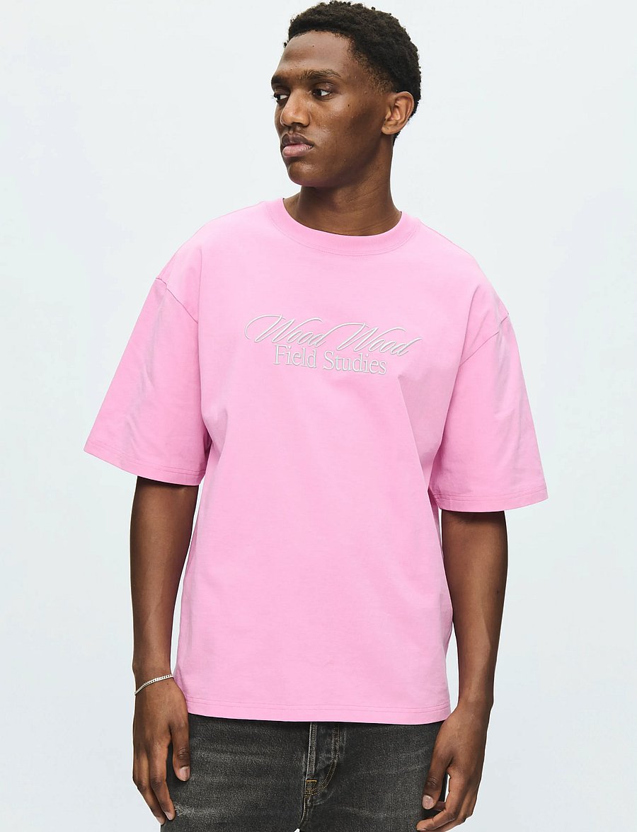 WOOD WOOD - WWGary WWFS tee 25207 - kortærmede t-shirts - moonlite mauve - 4
