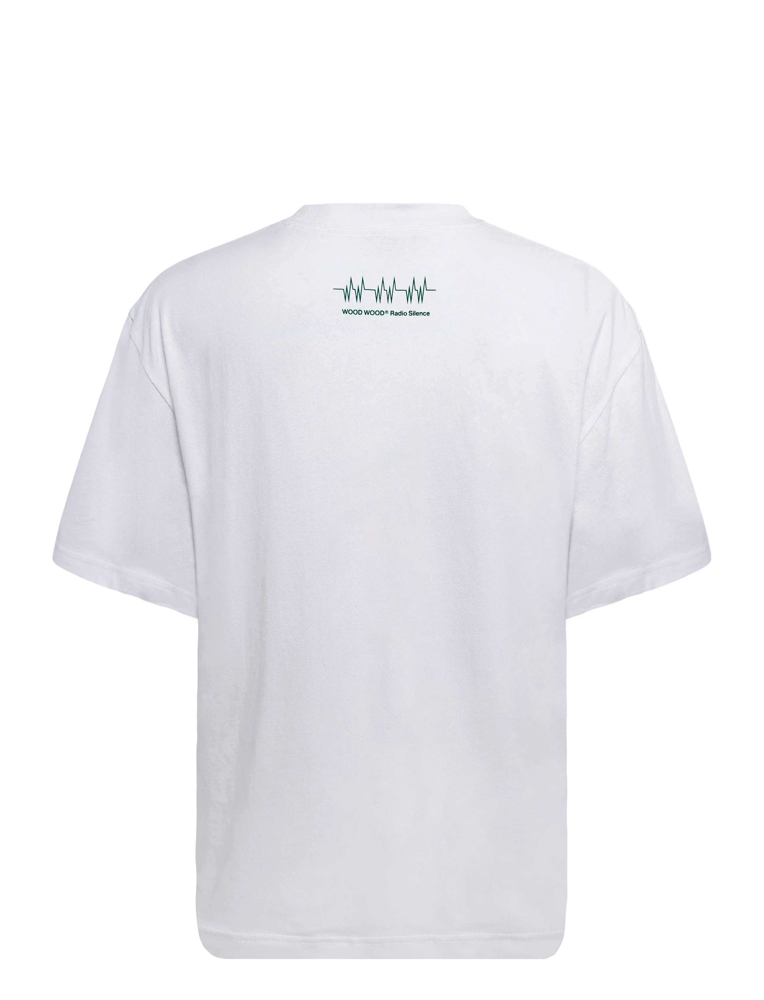 WOOD WOOD - WWGary radio tee 25220 - bright white - 2
