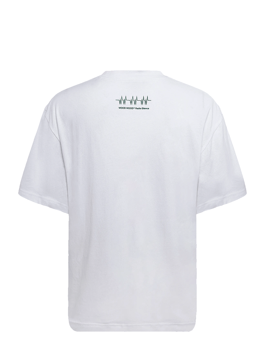 WOOD WOOD - WWGary radio tee 25220 - kurzärmelige t-shirts - bright white - 2