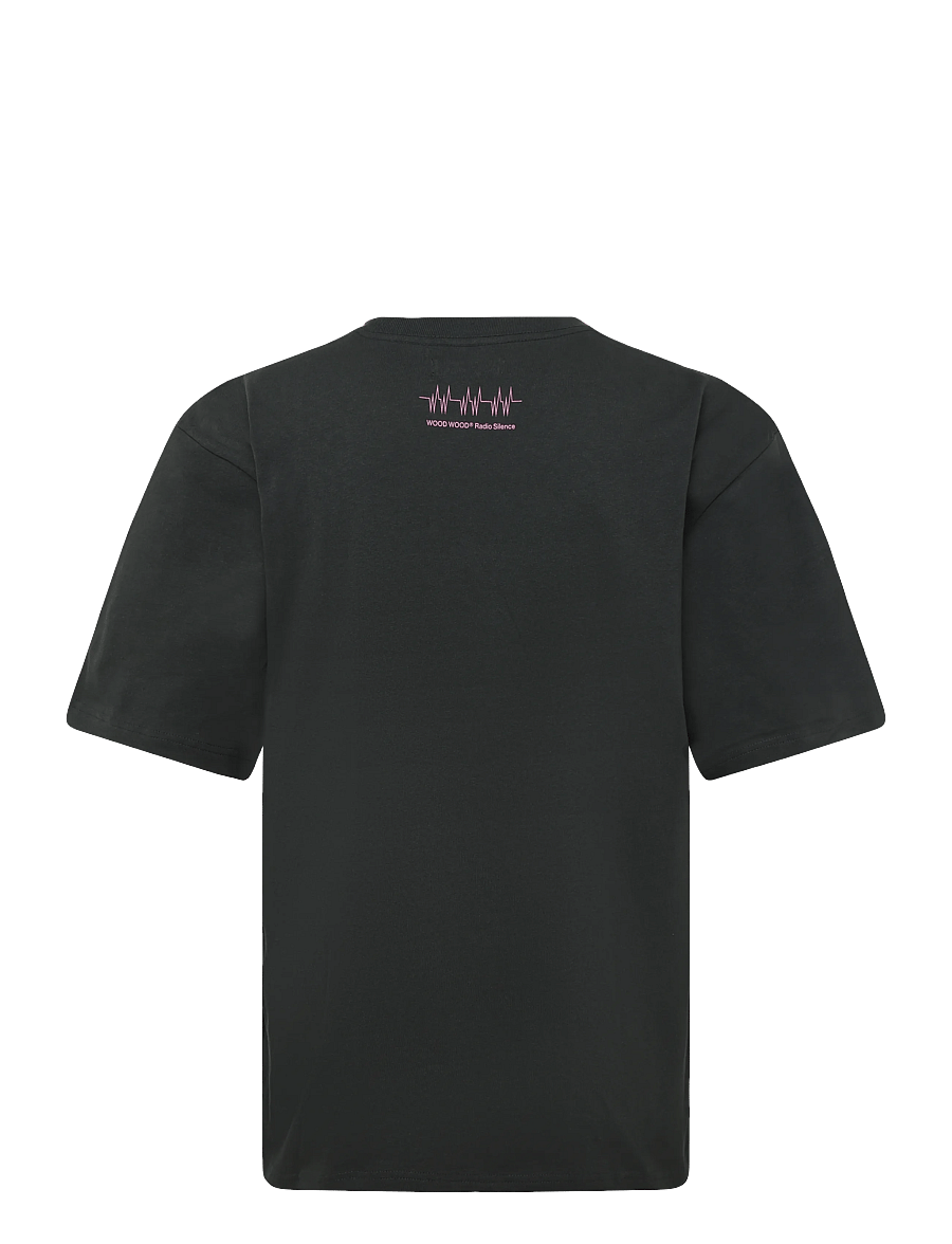 WOOD WOOD - WWGary radio tee 25220 - kurzärmelige t-shirts - pirate black - 2