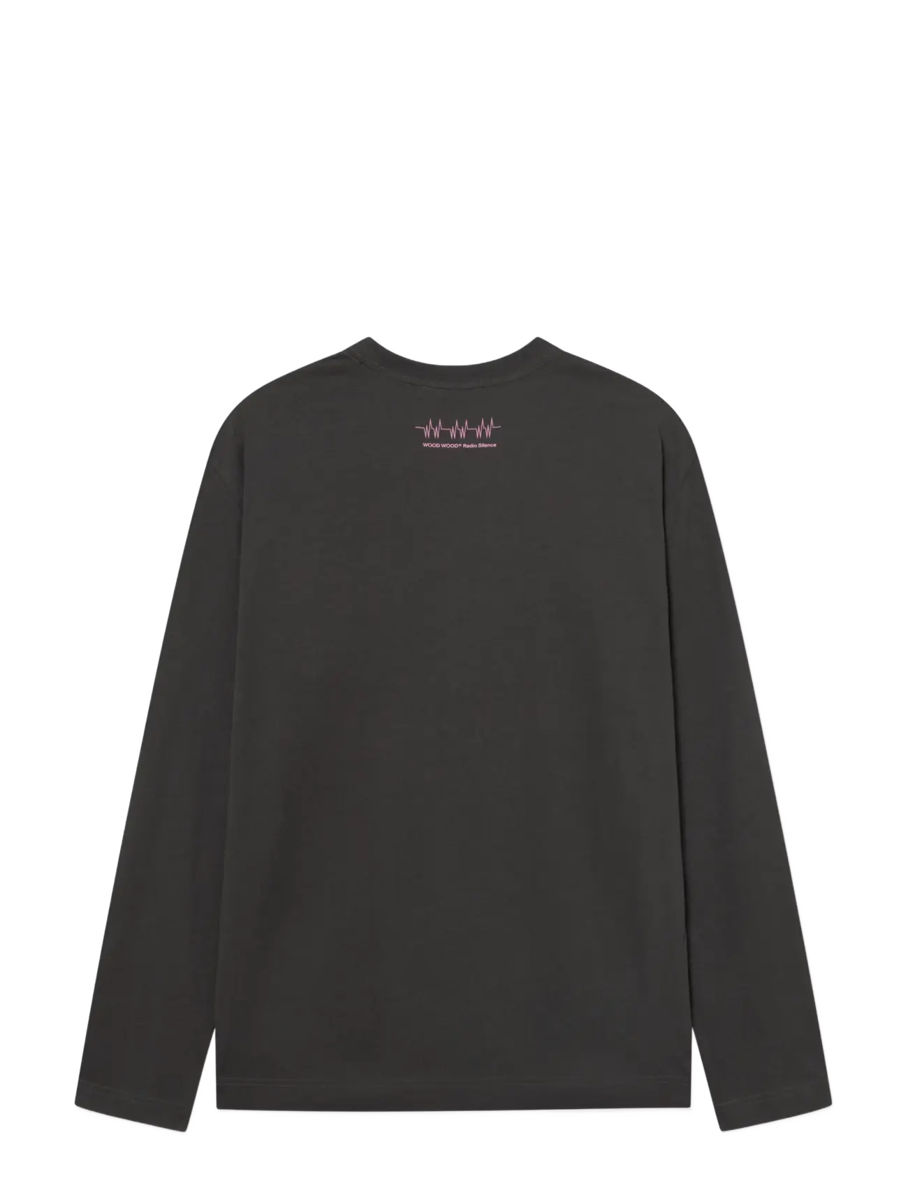 WOOD WOOD - WWRyan radio LS tee 25220 - pikkade varrukatega t-särgid - pirate black - 2