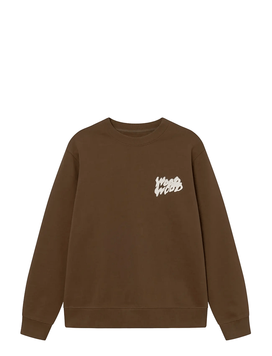 WOOD WOOD - WWColter cloud crew neck 25211 - shop efter stil - desert palm - 1