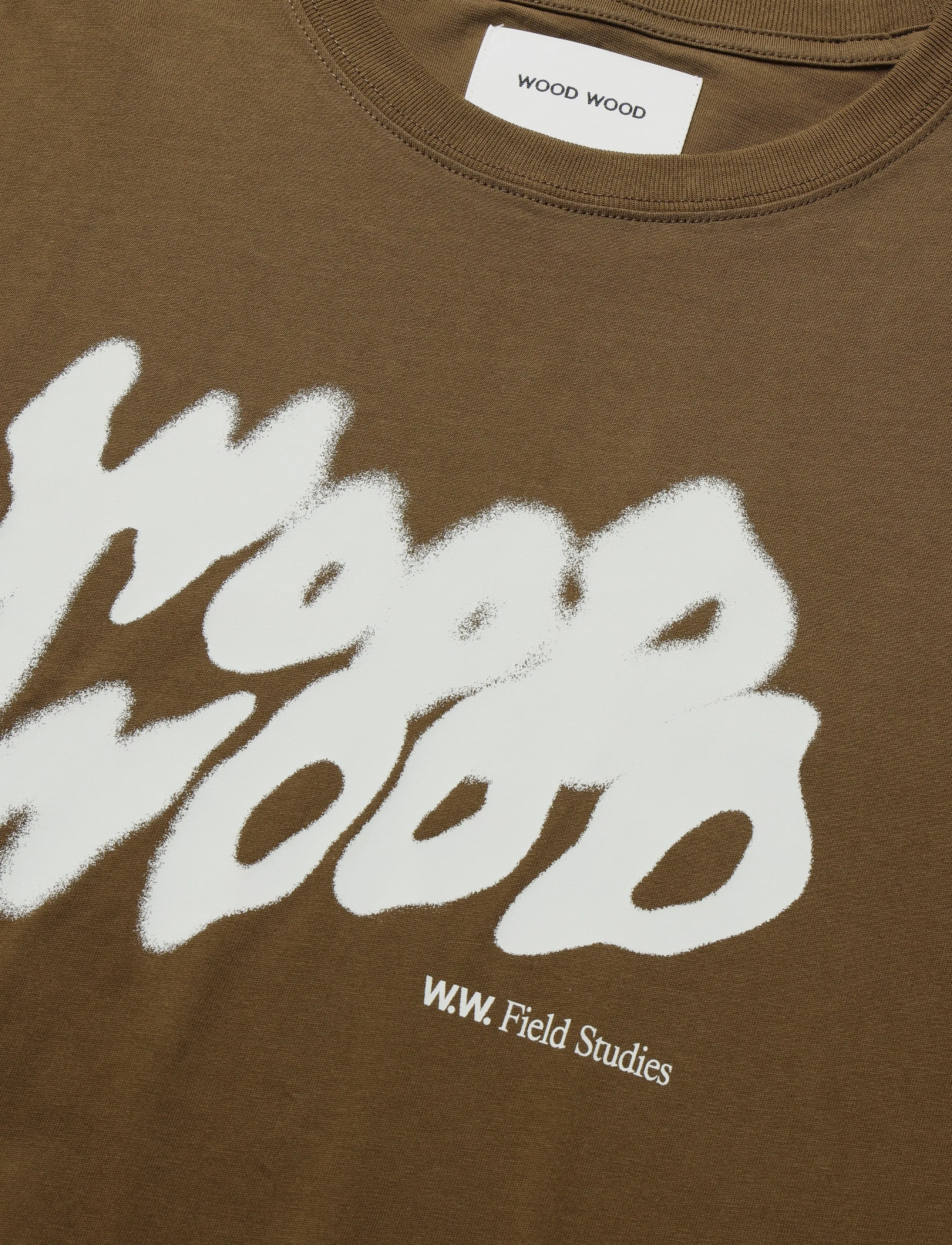 WOOD WOOD - WWBobby cloud tee 25493 - short-sleeved t-shirts - desert palm - 5