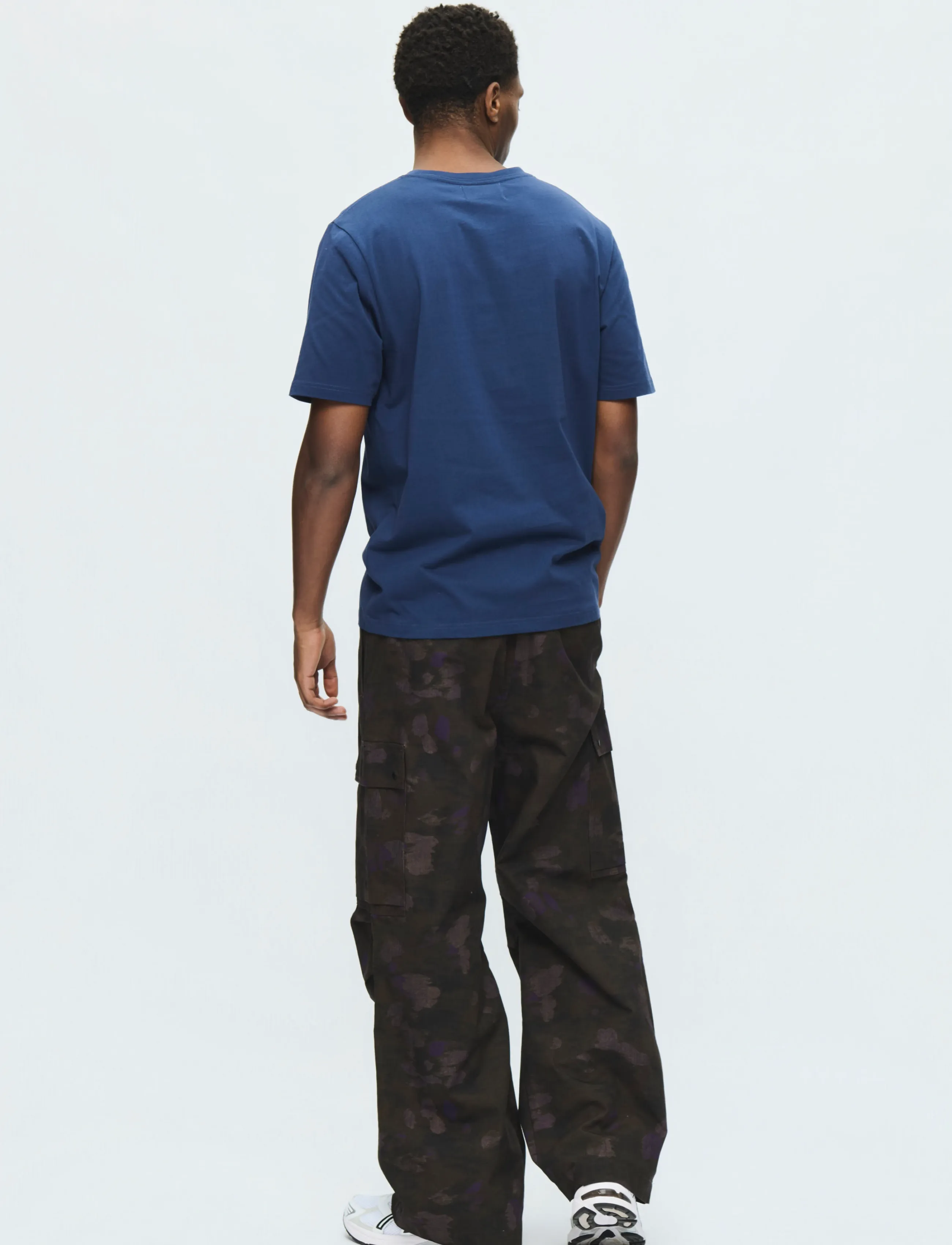 WOOD WOOD - WWBobby cloud tee 25493 - kurzärmelige t-shirts - naval academy - 3