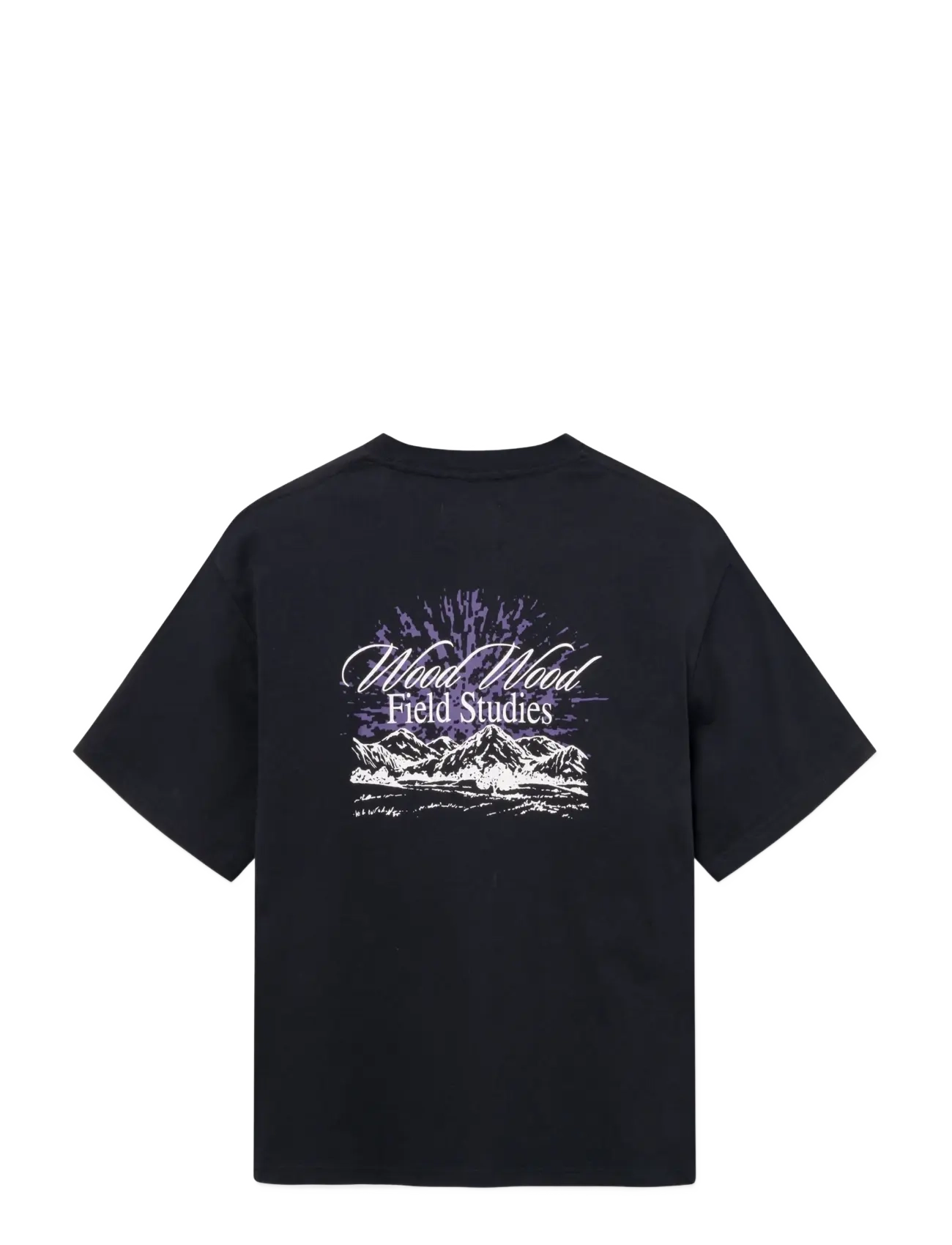 WOOD WOOD - WWGary field tee 25220 - kortærmede t-shirts - black - 2