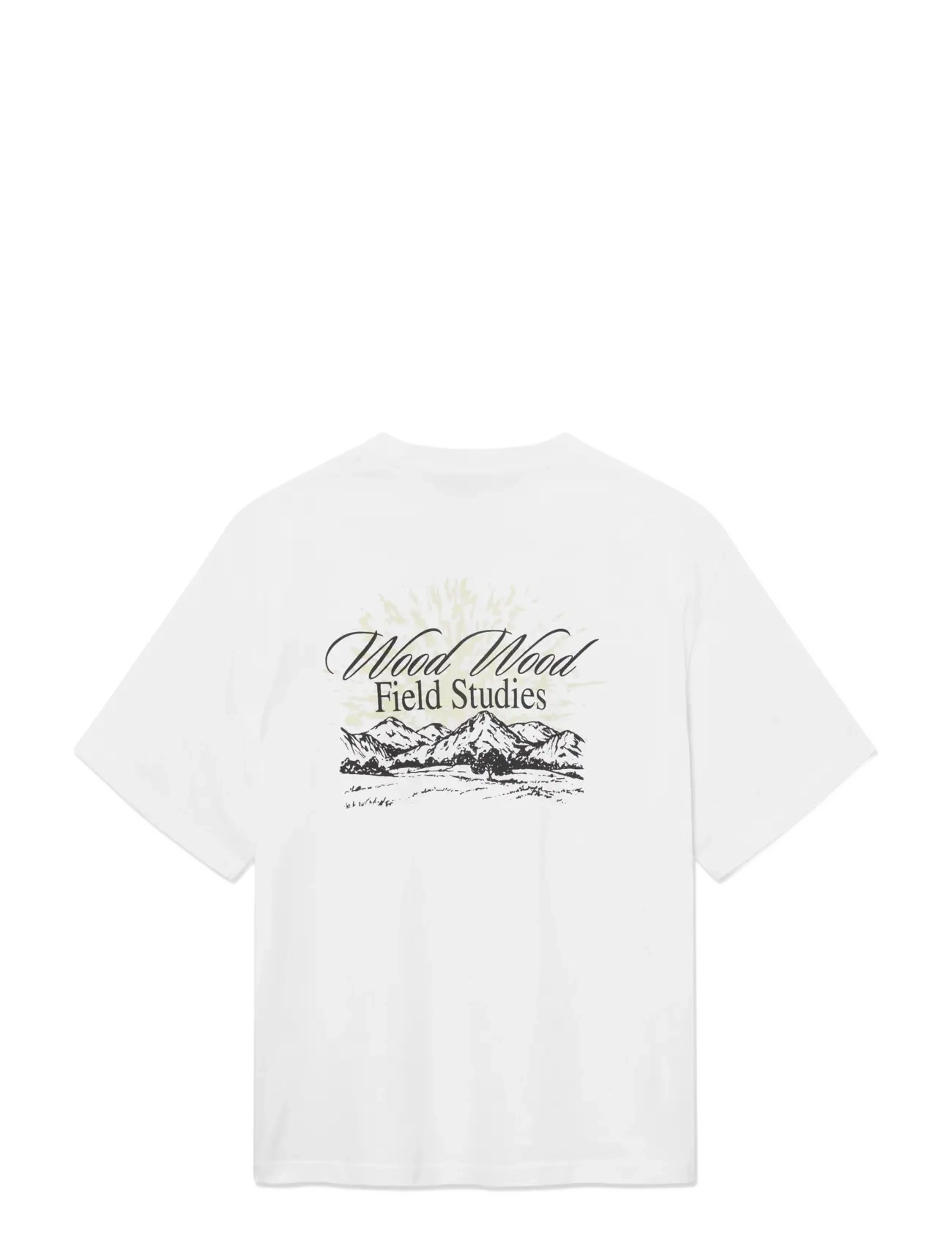 WOOD WOOD - WWGary field tee 25220 - kurzärmelige t-shirts - bright white - 2