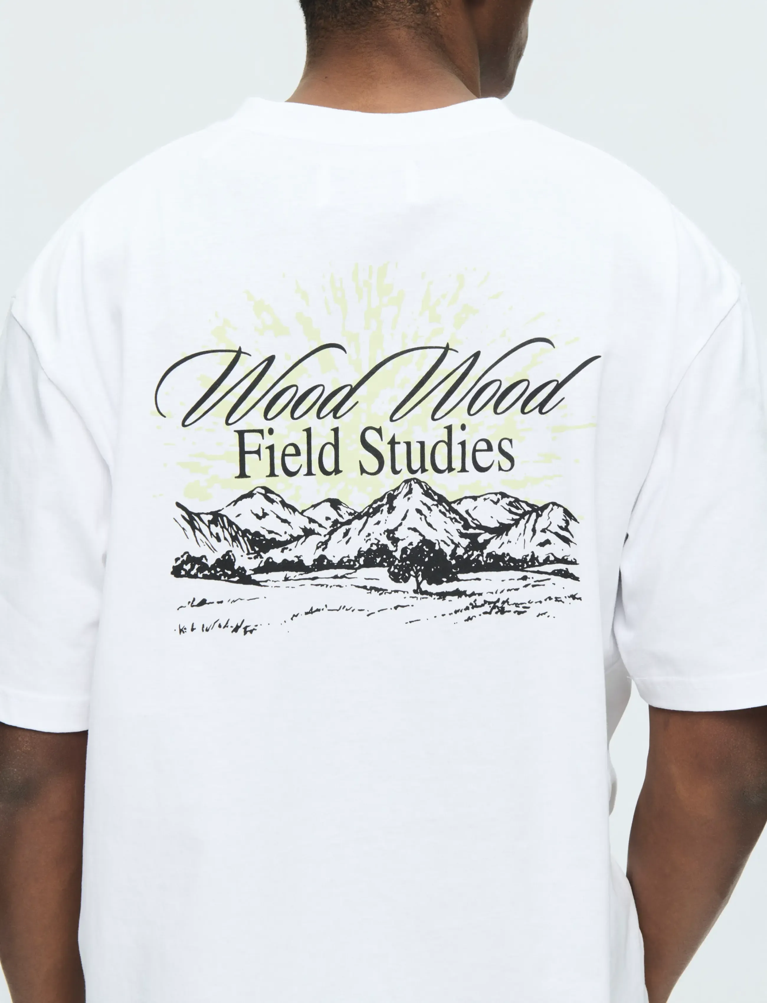 WOOD WOOD WWGary field tee 25220 - Kleidung - BRIGHT WHITE / white