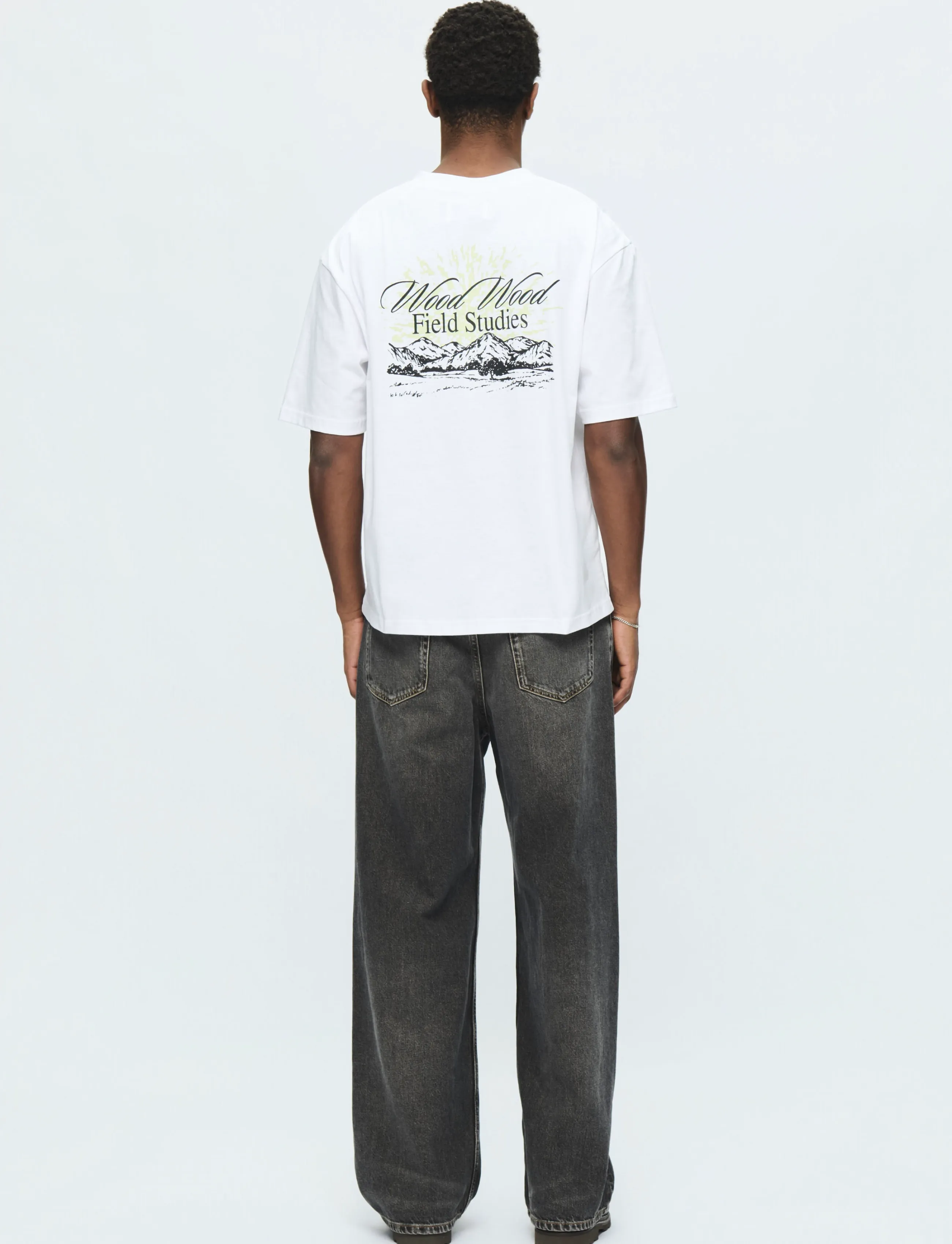 WOOD WOOD - WWGary field tee 25220 - kurzärmelige t-shirts - bright white - 5