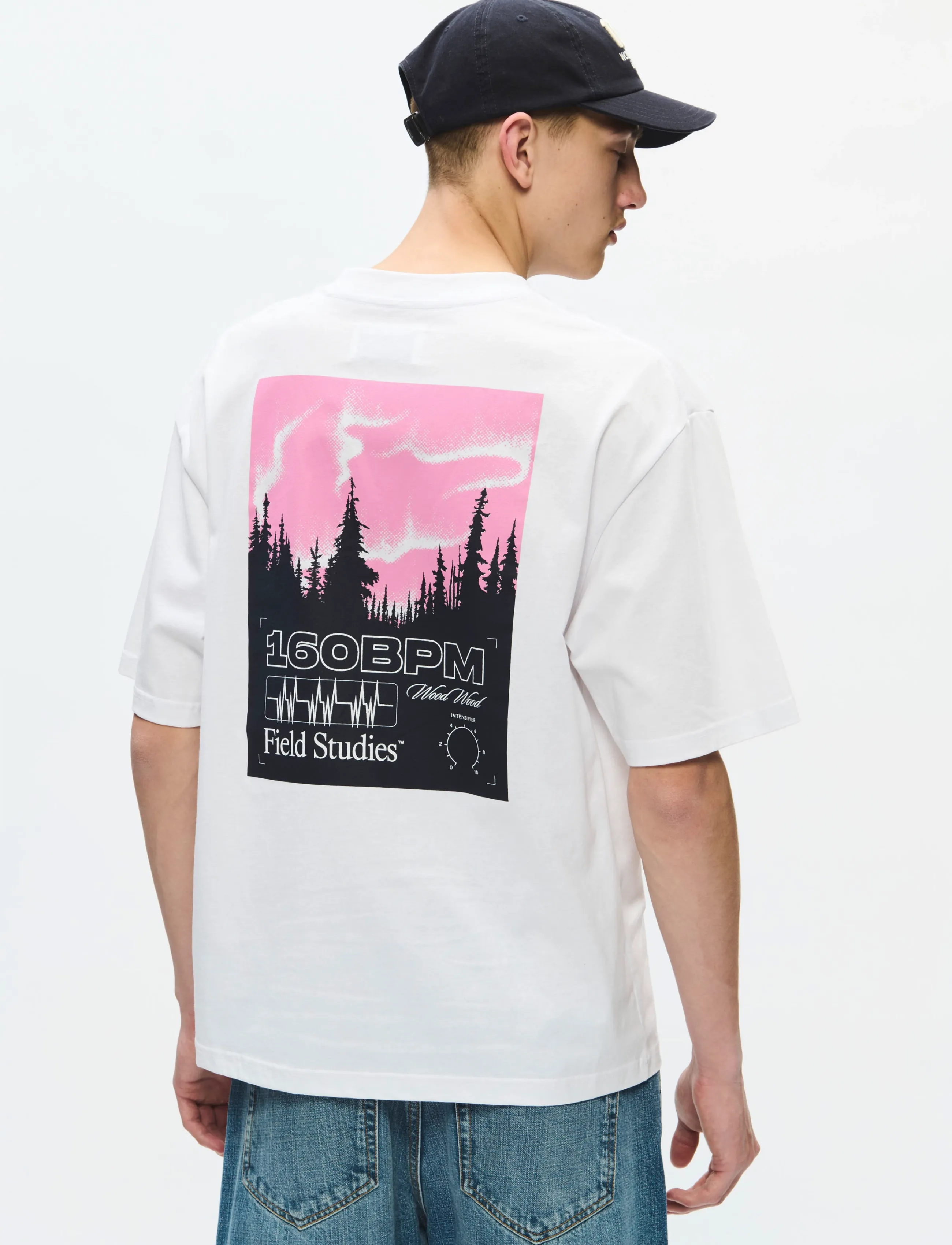 WOOD WOOD WWGary 160BPM tee 25220 - T-shirts - BRIGHT WHITE / white