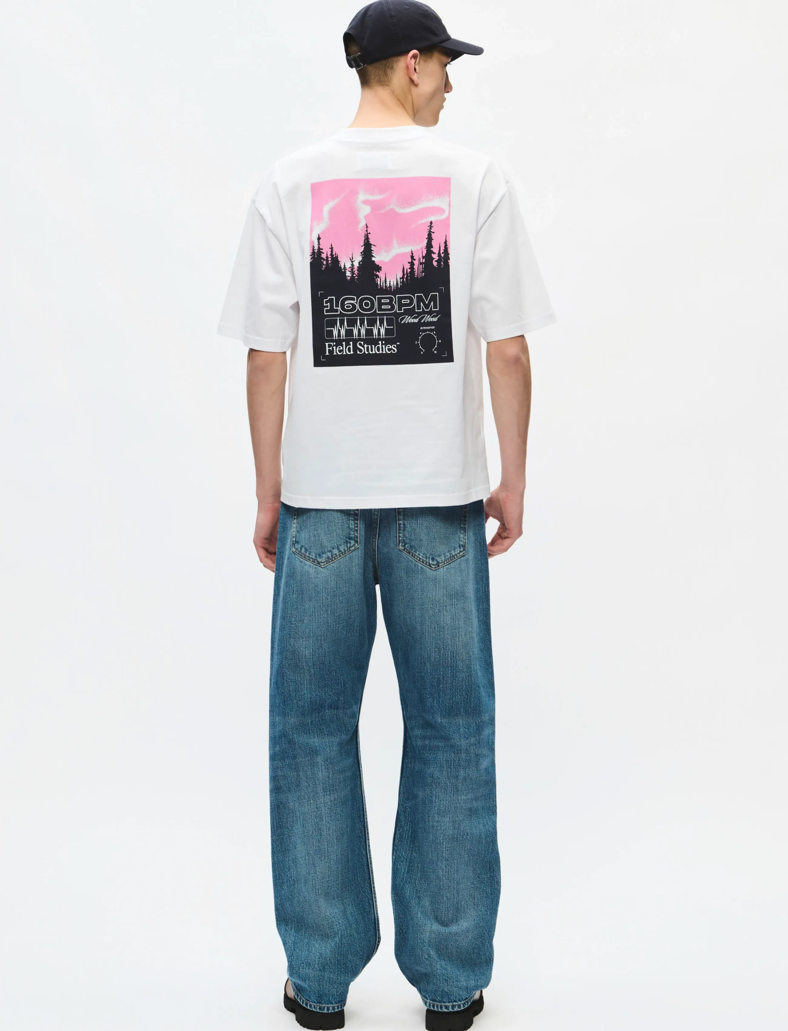WOOD WOOD - WWGary 160BPM tee 25220 - kortærmede t-shirts - bright white - 4