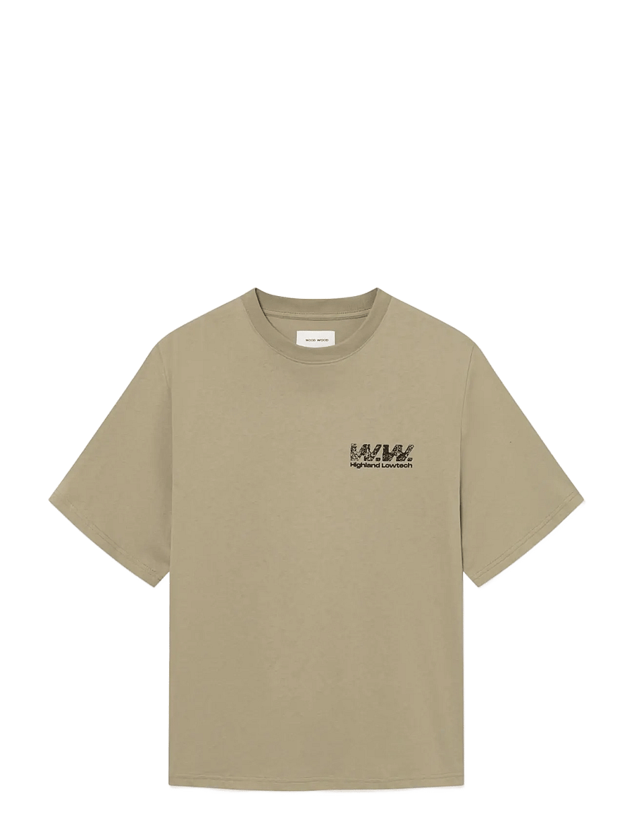 WOOD WOOD - WWGary 160BPM tee 25220 - kortærmede t-shirts - overland trek - 1
