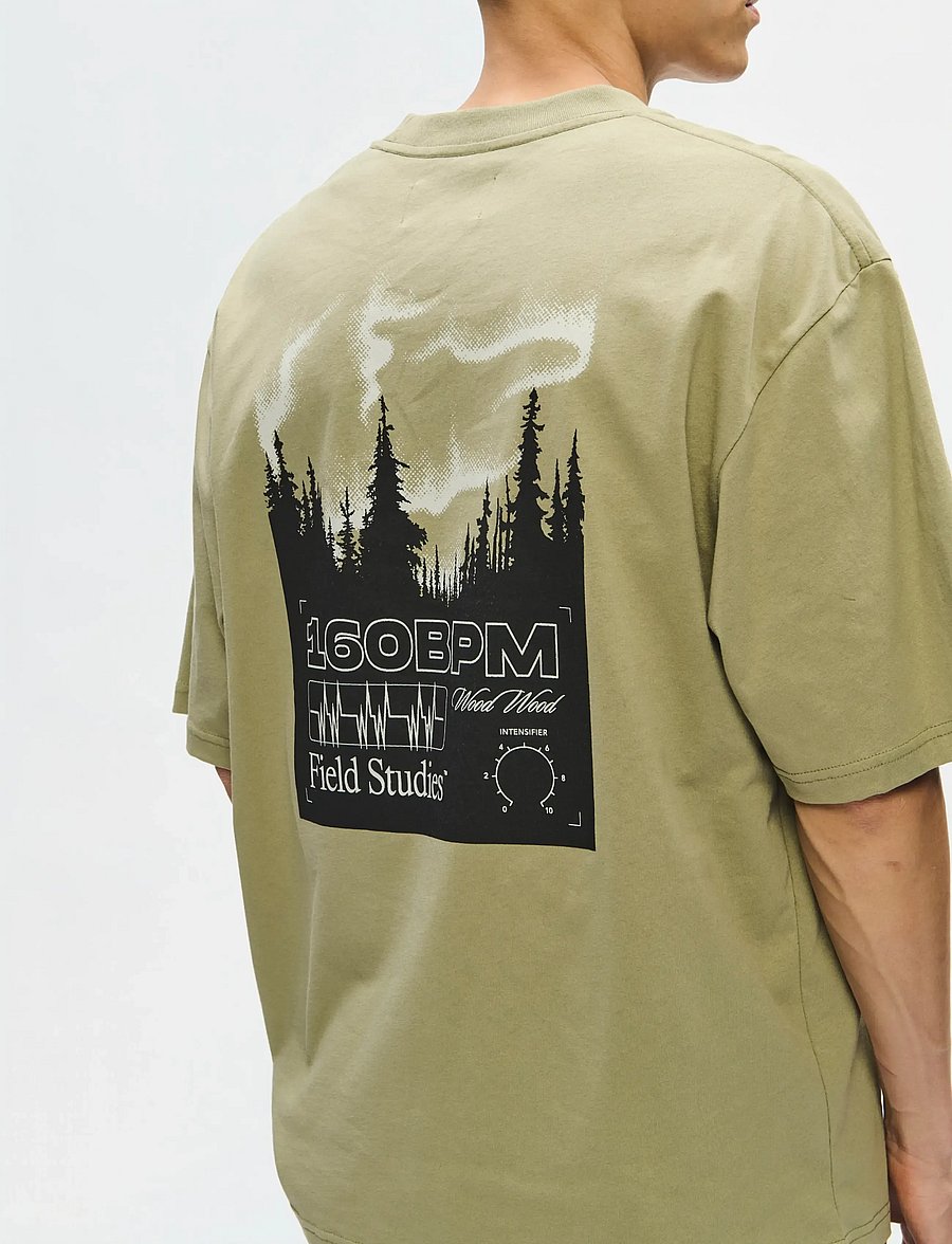 WOOD WOOD - WWGary 160BPM tee 25220 - kortærmede t-shirts - overland trek - 0