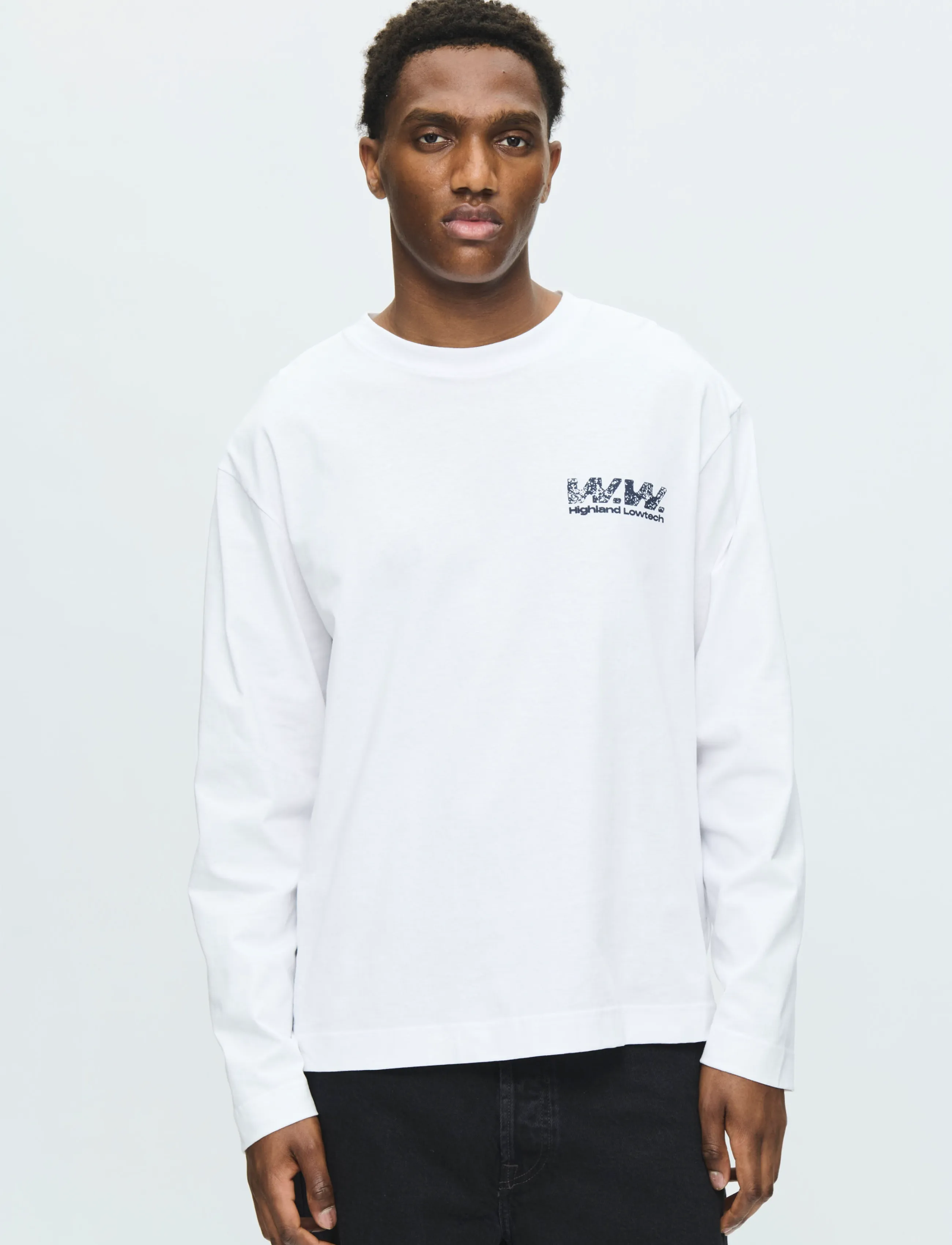 WOOD WOOD - WWRyan 160BPM LS tee 25220 - pikkade varrukatega t-särgid - bright white - 4