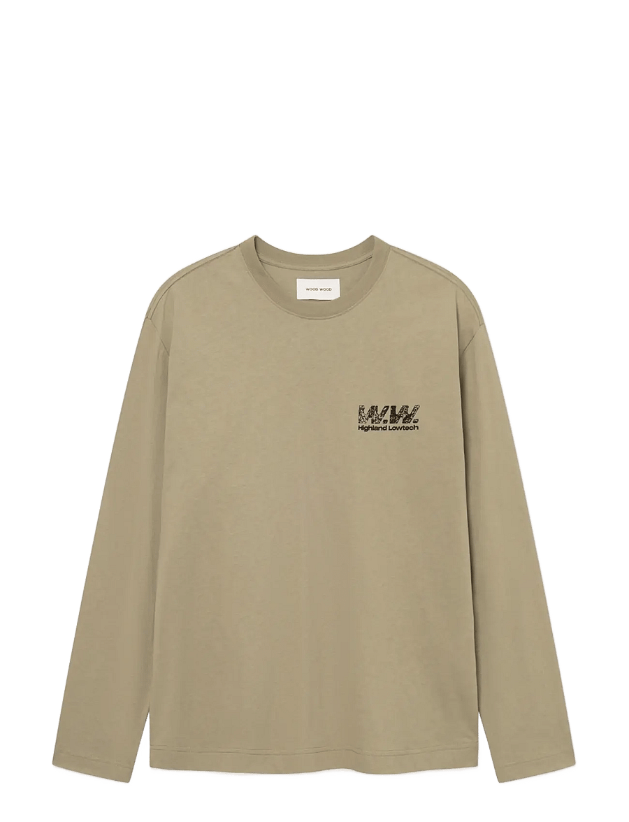 WOOD WOOD - WWRyan 160BPM LS tee 25220 - pikkade varrukatega t-särgid - overland trek - 1