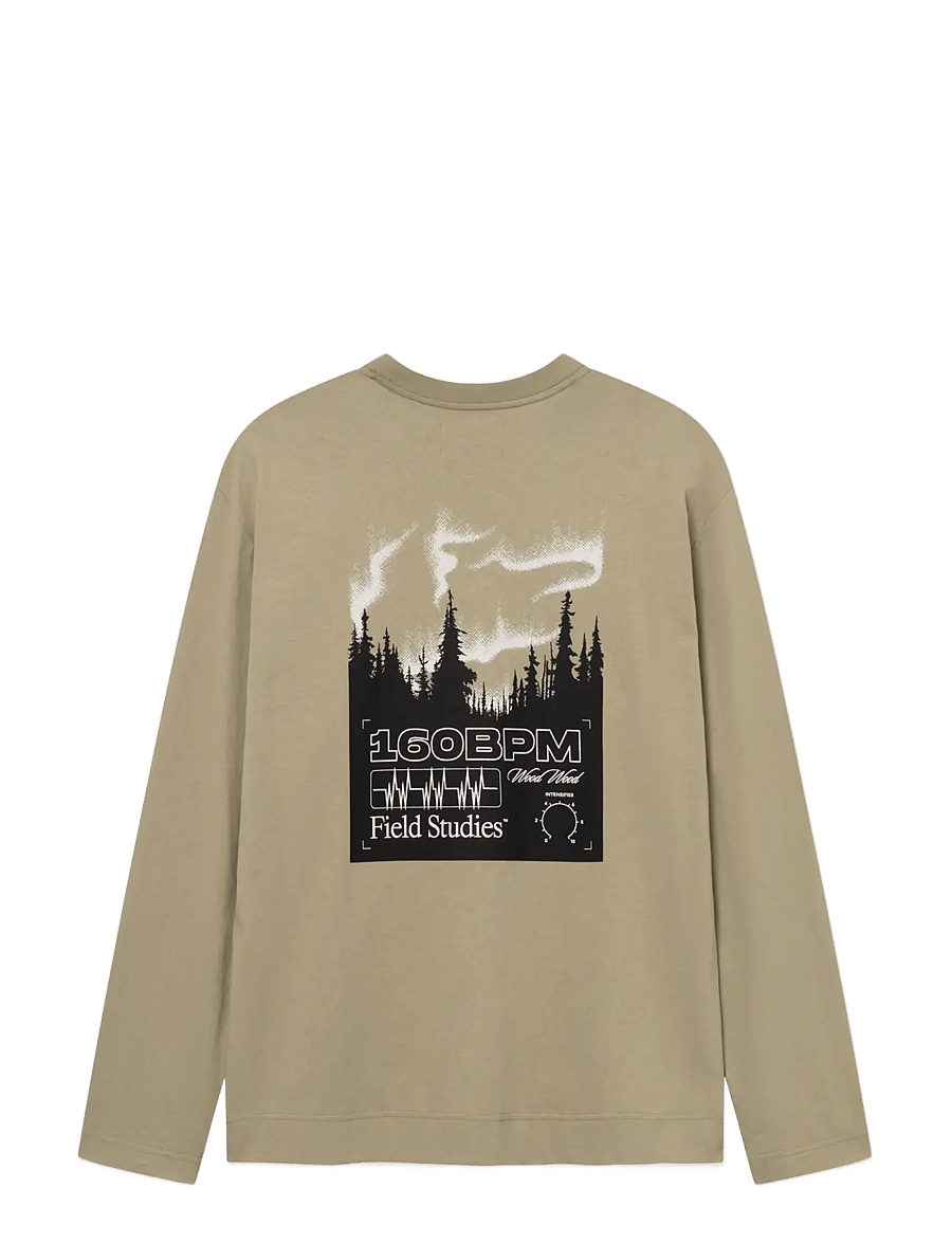 WOOD WOOD - WWRyan 160BPM LS tee 25220 - pikkade varrukatega t-särgid - overland trek - 2