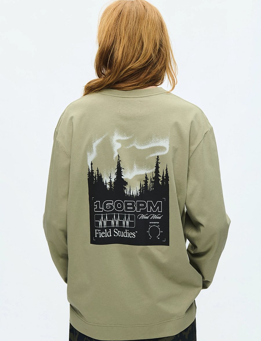 WOOD WOOD - WWRyan 160BPM LS tee 25220 - pikkade varrukatega t-särgid - overland trek - 0