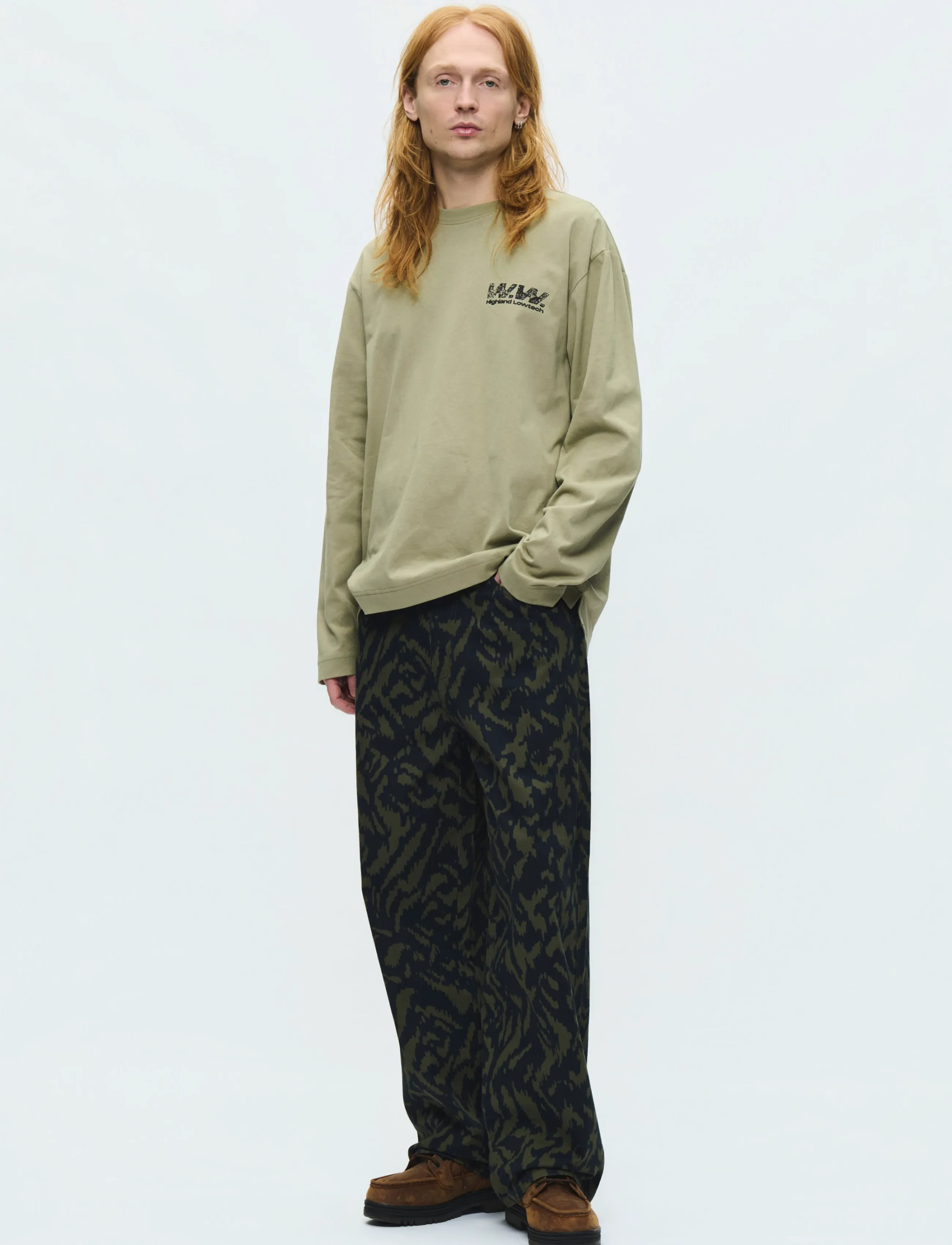 WOOD WOOD - WWRyan 160BPM LS tee 25220 - pikkade varrukatega t-särgid - overland trek - 4