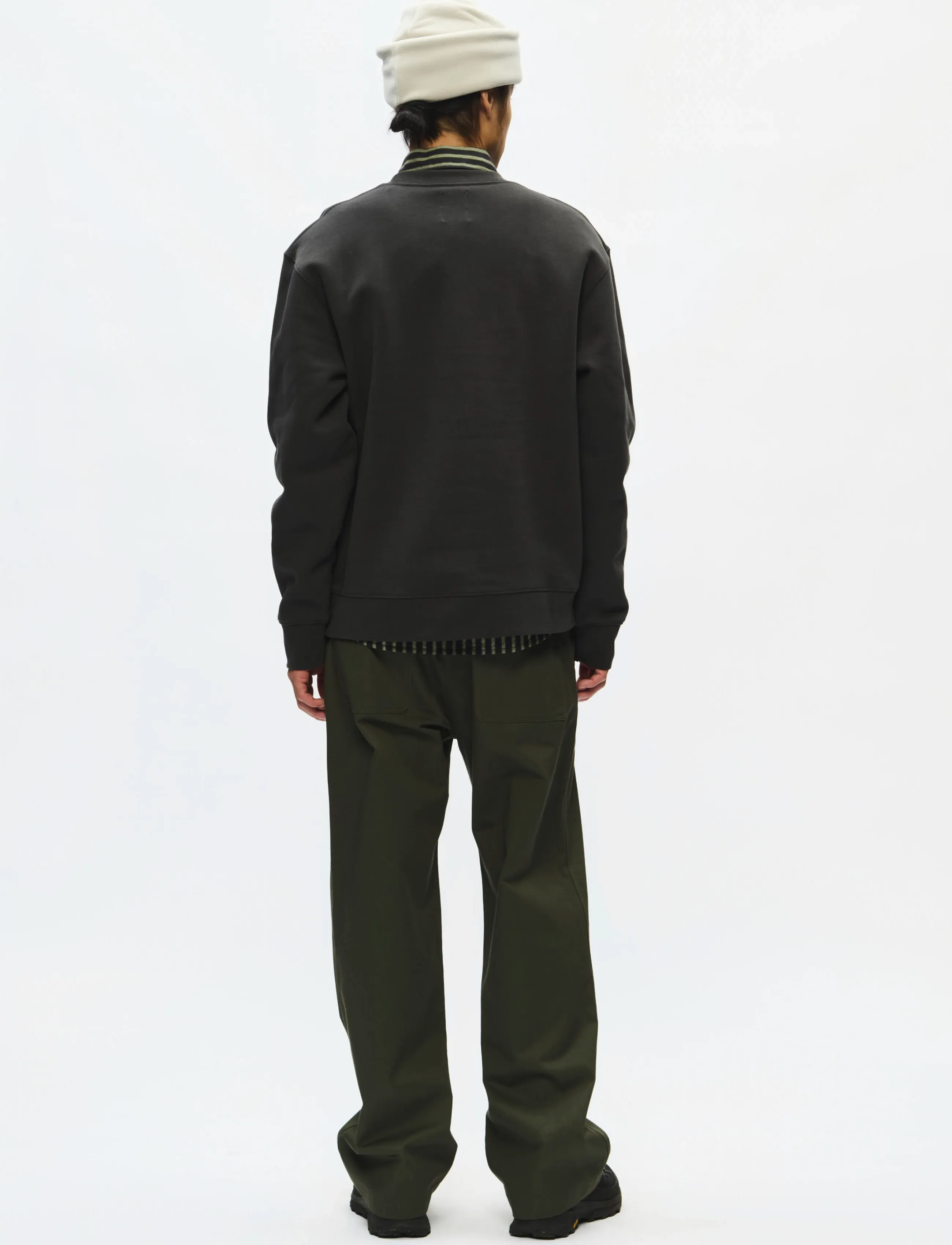 WOOD WOOD - WWJames ghost crew neck 25080 - pirate black - 5