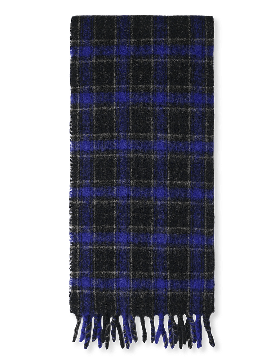 WOOD WOOD - WWMalcolm check scarf 25499 - talvesallid - violet check - 2