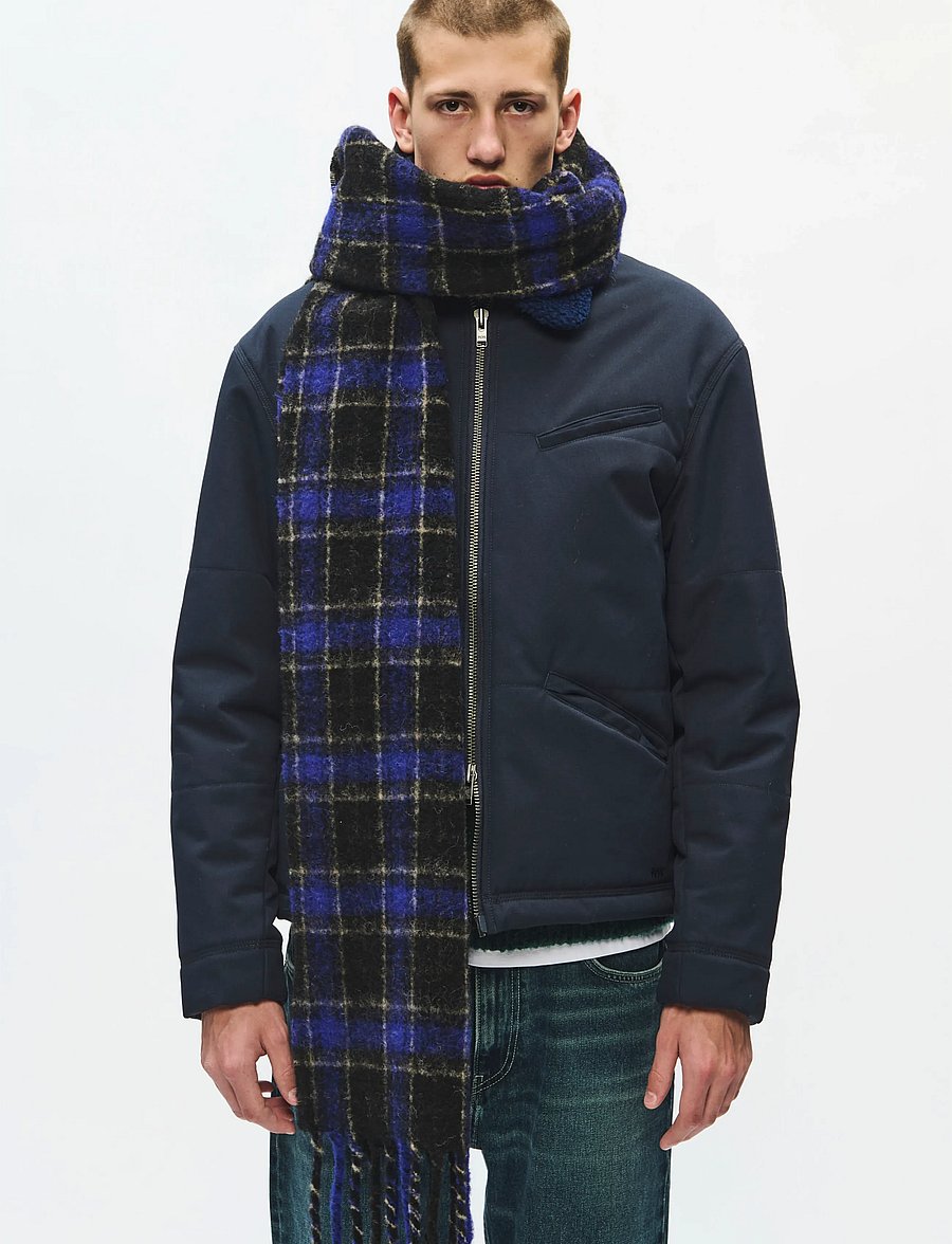 WOOD WOOD - WWMalcolm check scarf 25499 - winterschals - violet check - 2