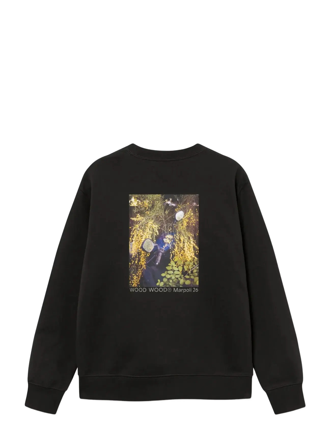 WOOD WOOD - WWColter scooter crew 25217 - shop efter stil - black - 2