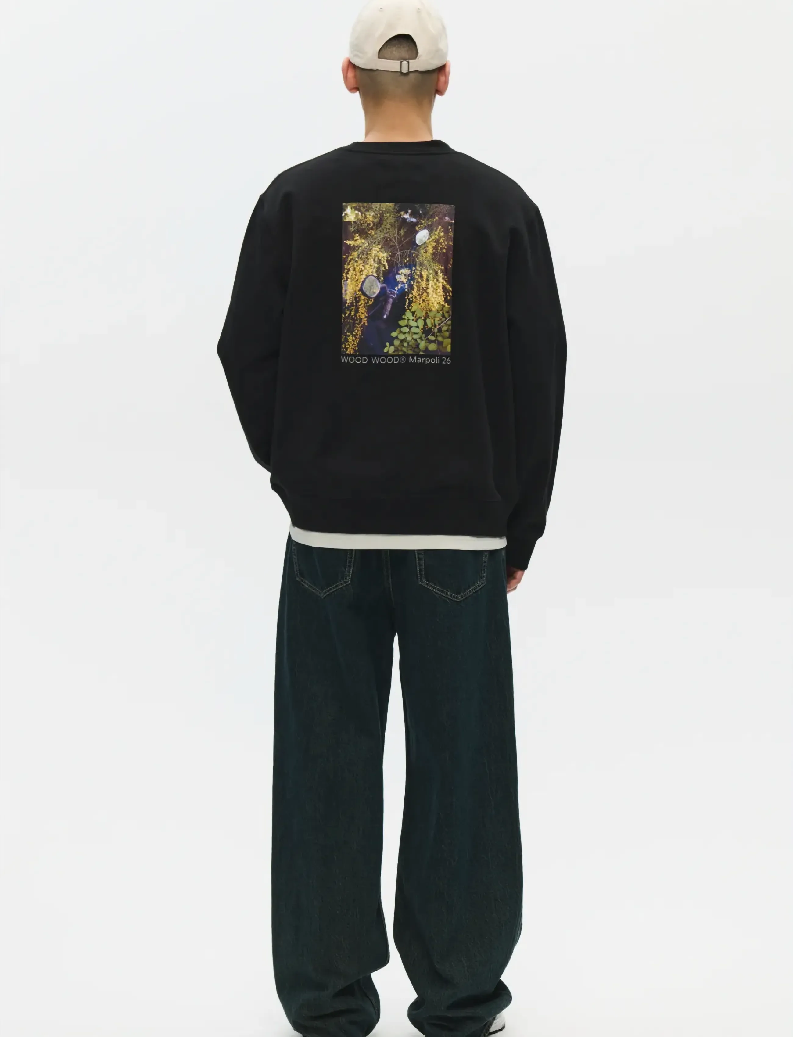 WOOD WOOD - WWColter scooter crew 25217 - shop efter stil - black - 5