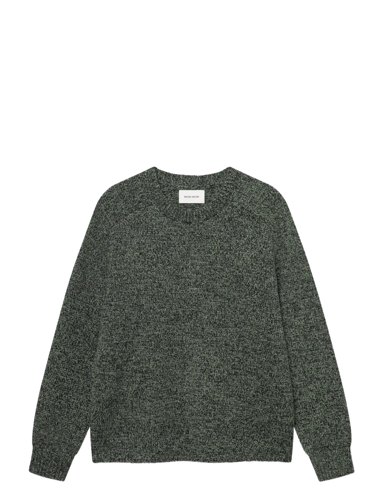 WOOD WOOD WWCay crew neck 25514 - Tøj - BASIL MELANGE / green
