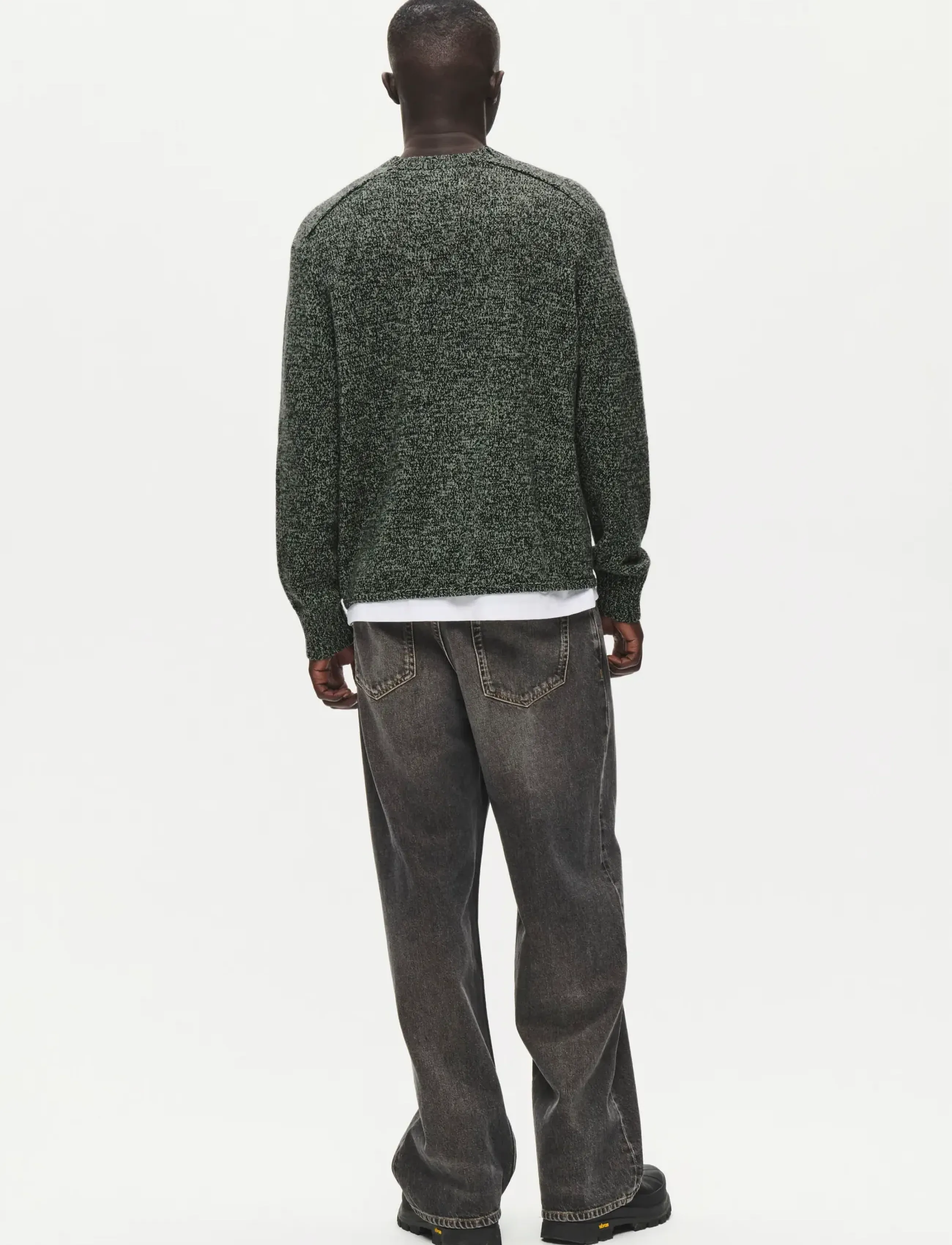 WOOD WOOD - WWCay crew neck 25514 - basil melange - 4