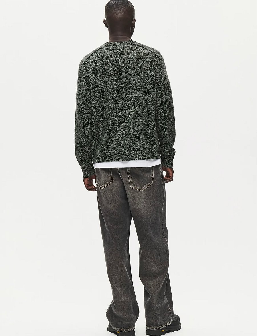 WOOD WOOD - WWCay crew neck 25514 - basil melange - 4