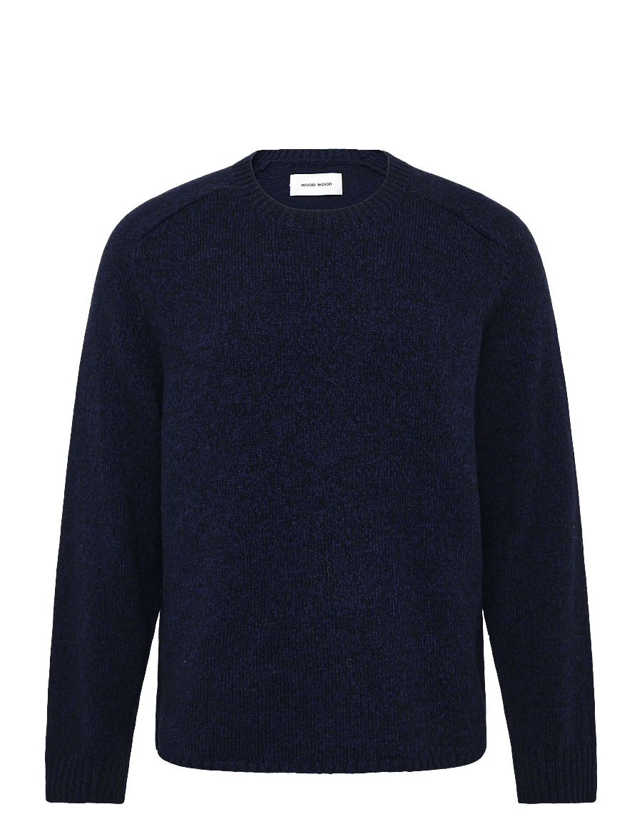 WOOD WOOD - WWCay crew neck 25514 - rundhals - ocean cavern melange - 1