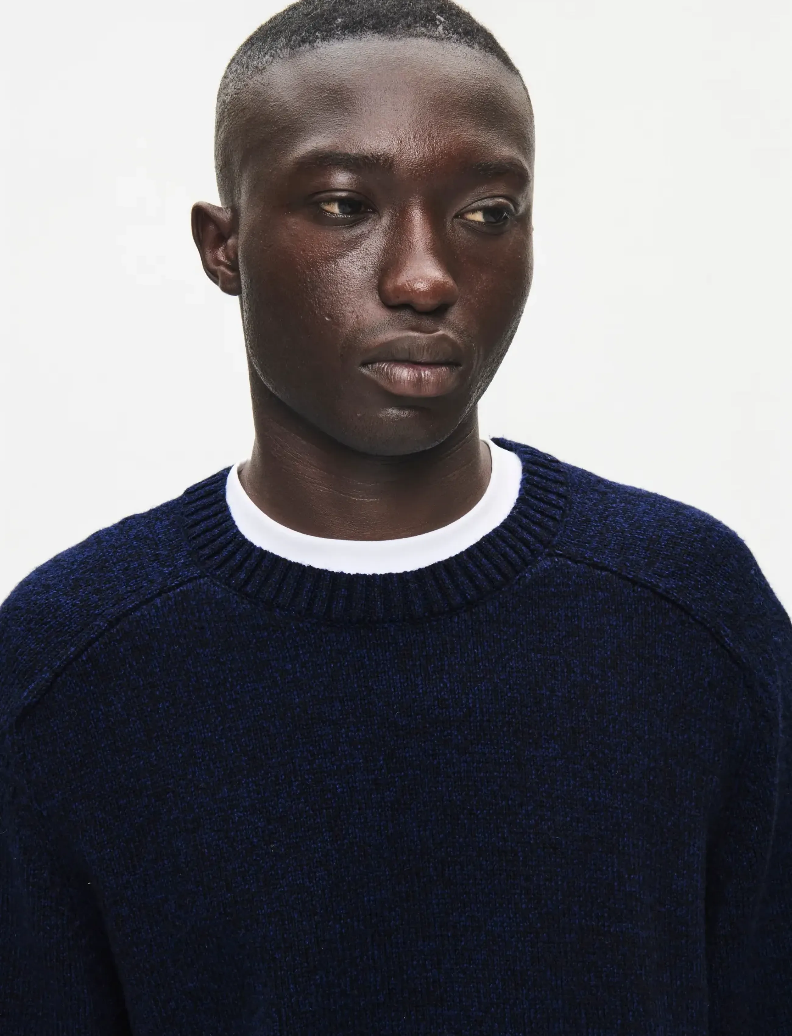 WOOD WOOD - WWCay crew neck 25514 - ocean cavern melange - 2