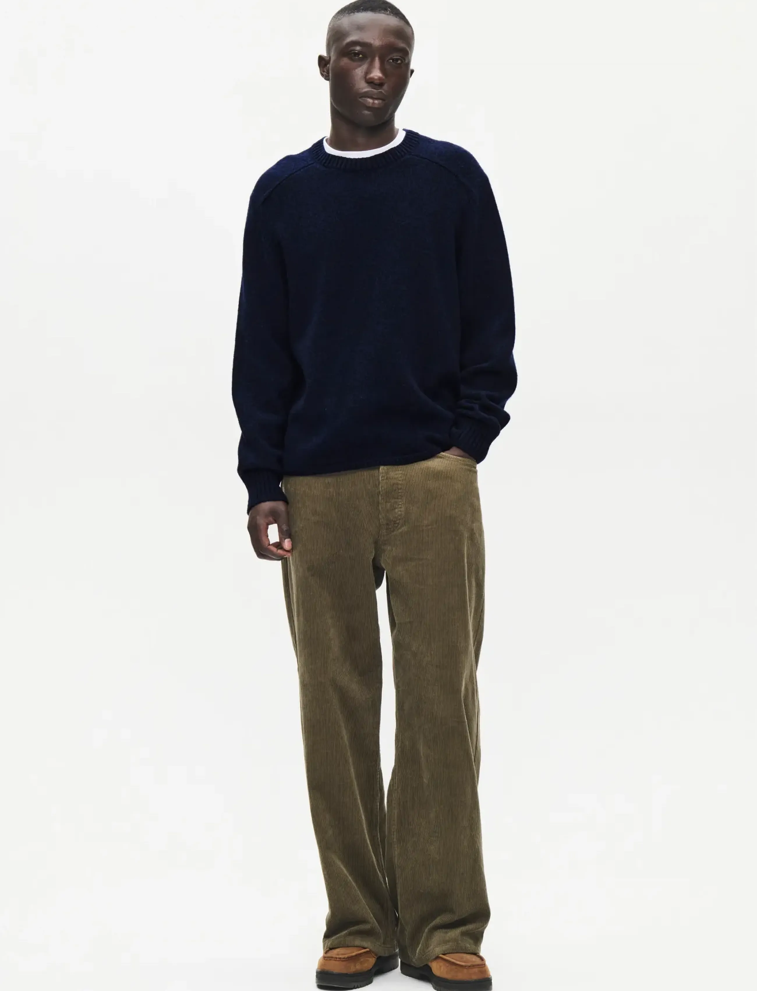 WOOD WOOD - WWCay crew neck 25514 - ocean cavern melange - 3