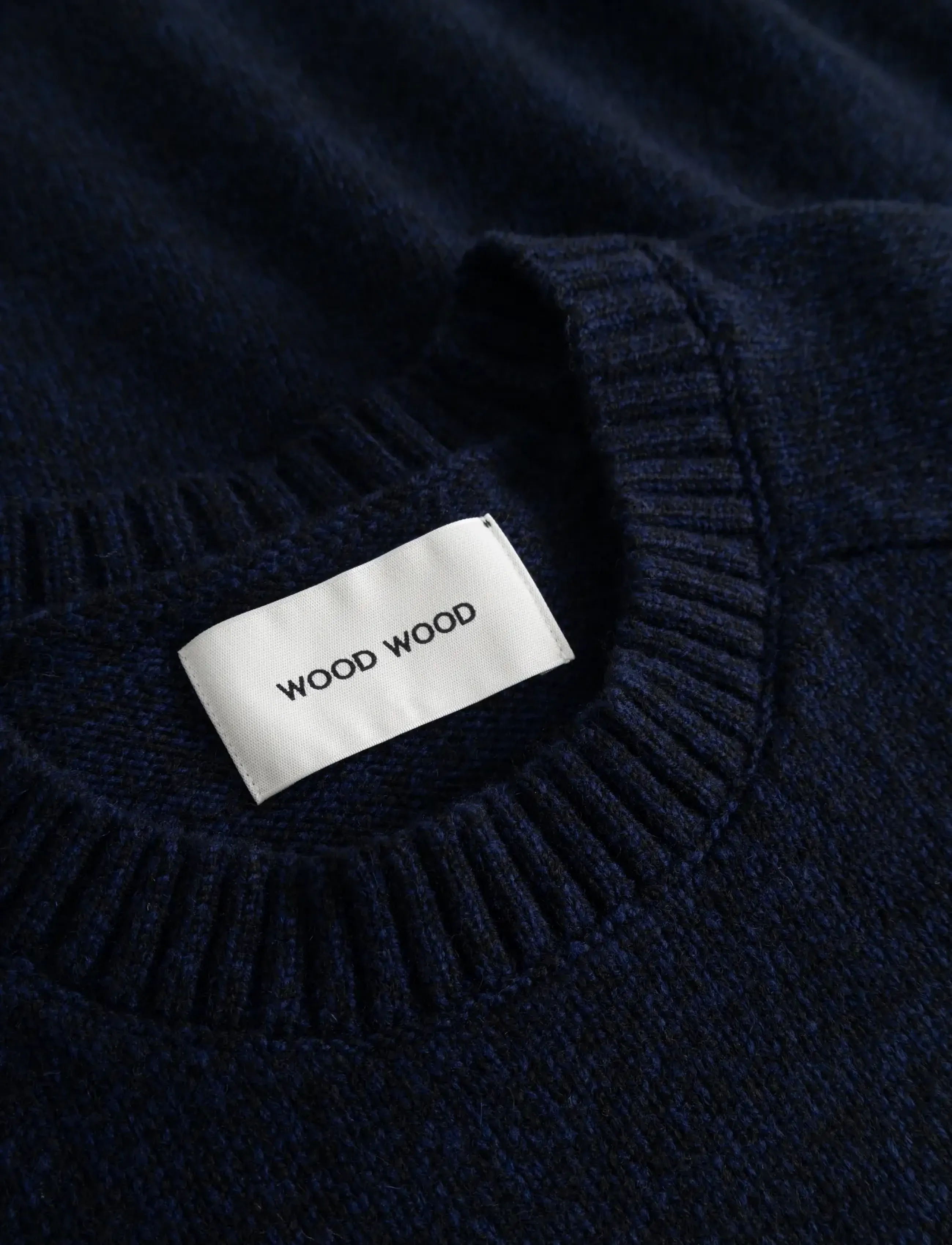 WOOD WOOD - WWCay crew neck 25514 - ocean cavern melange - 5