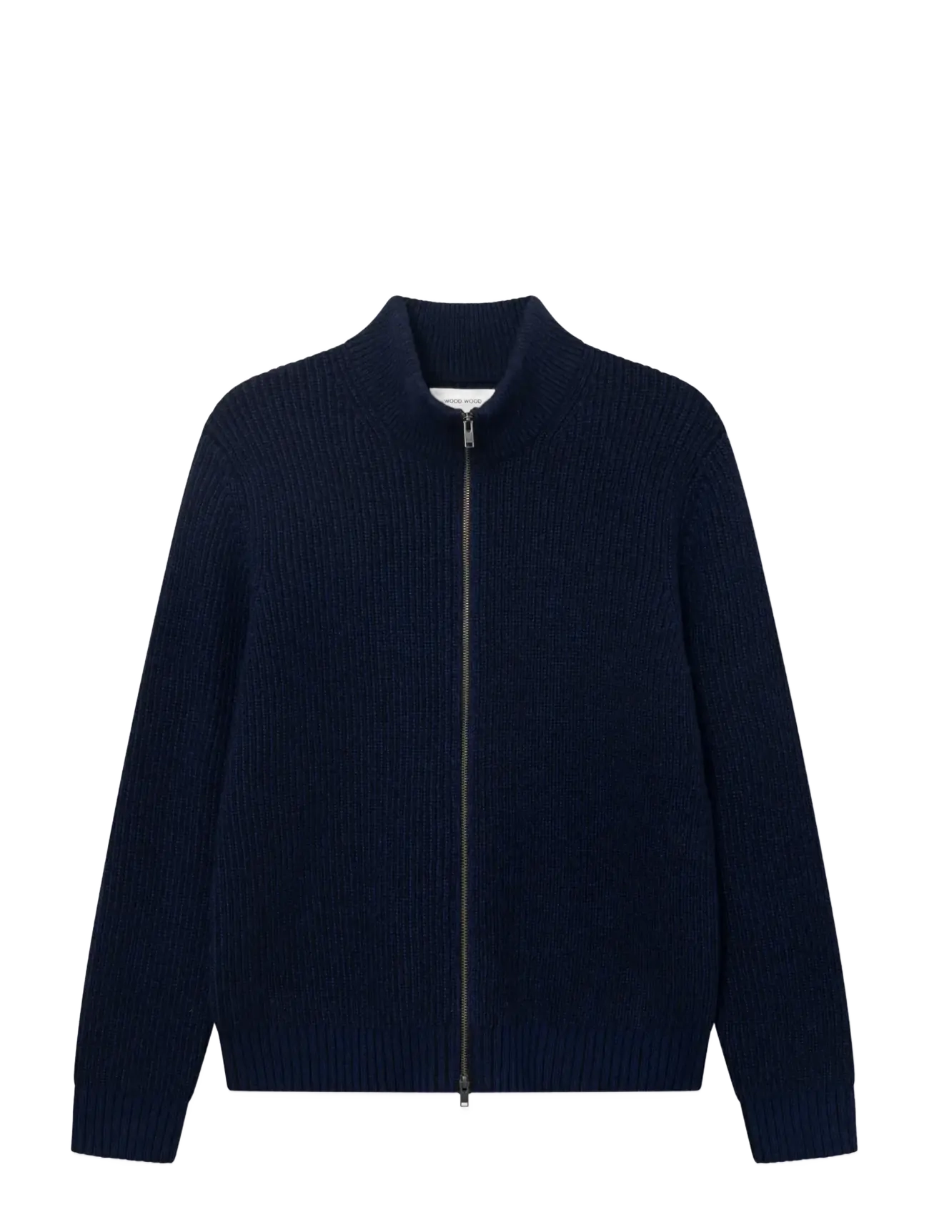 WOOD WOOD WWCay zipper 25514 - Tøj - OCEAN CAVERN MELANGE / navy