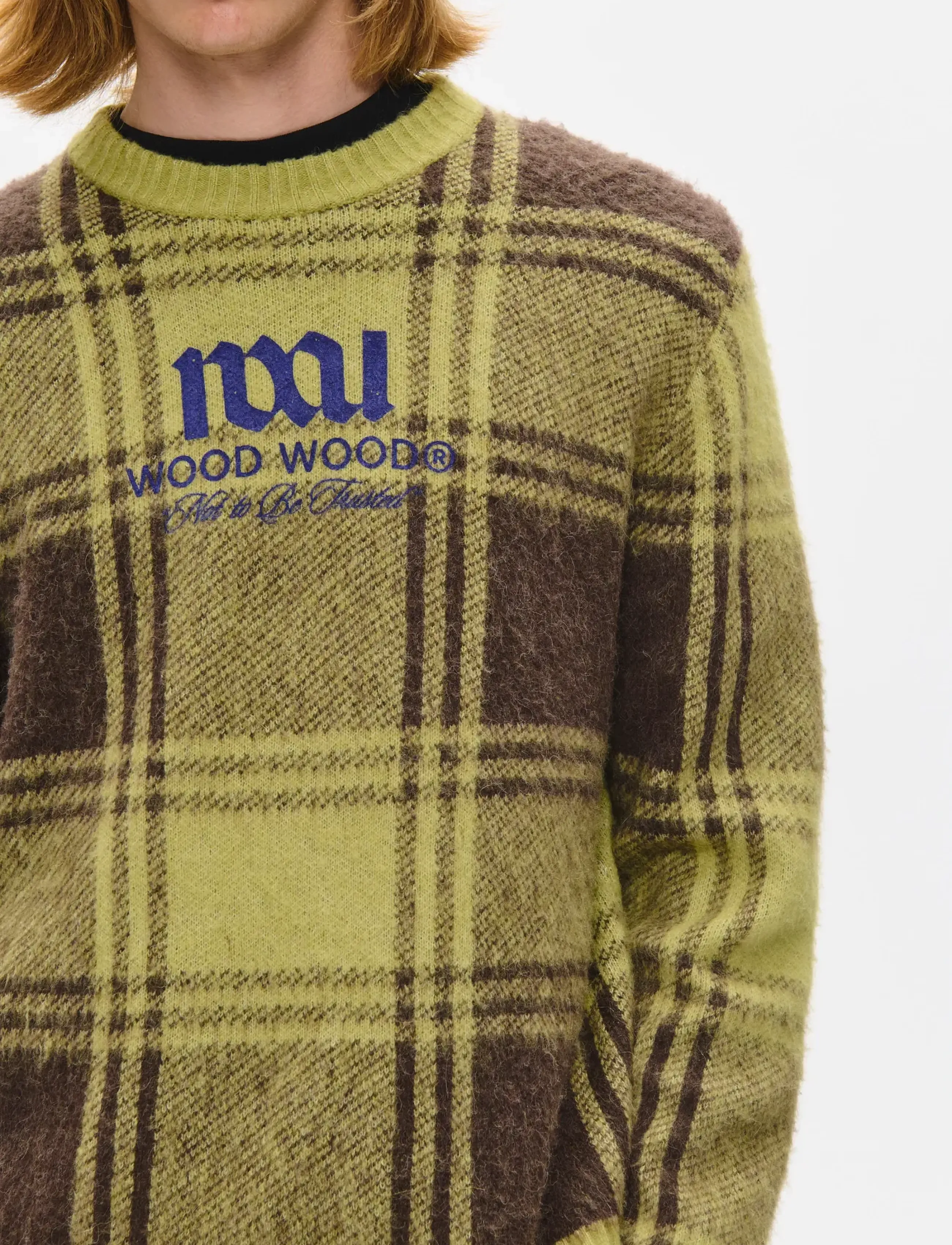 WOOD WOOD - WWVig crew neck 25192 - delicioso check - 4
