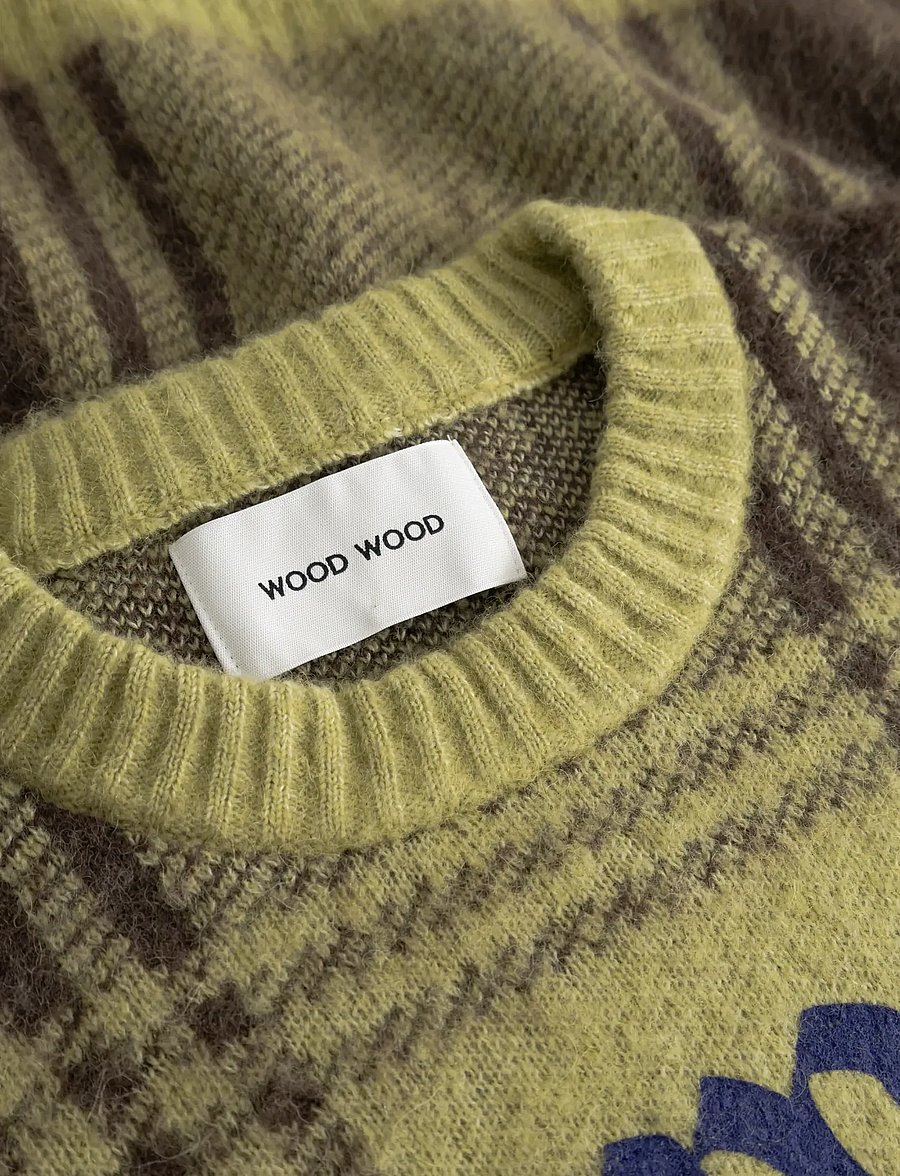 WOOD WOOD - WWVig crew neck 25192 - delicioso check - 5