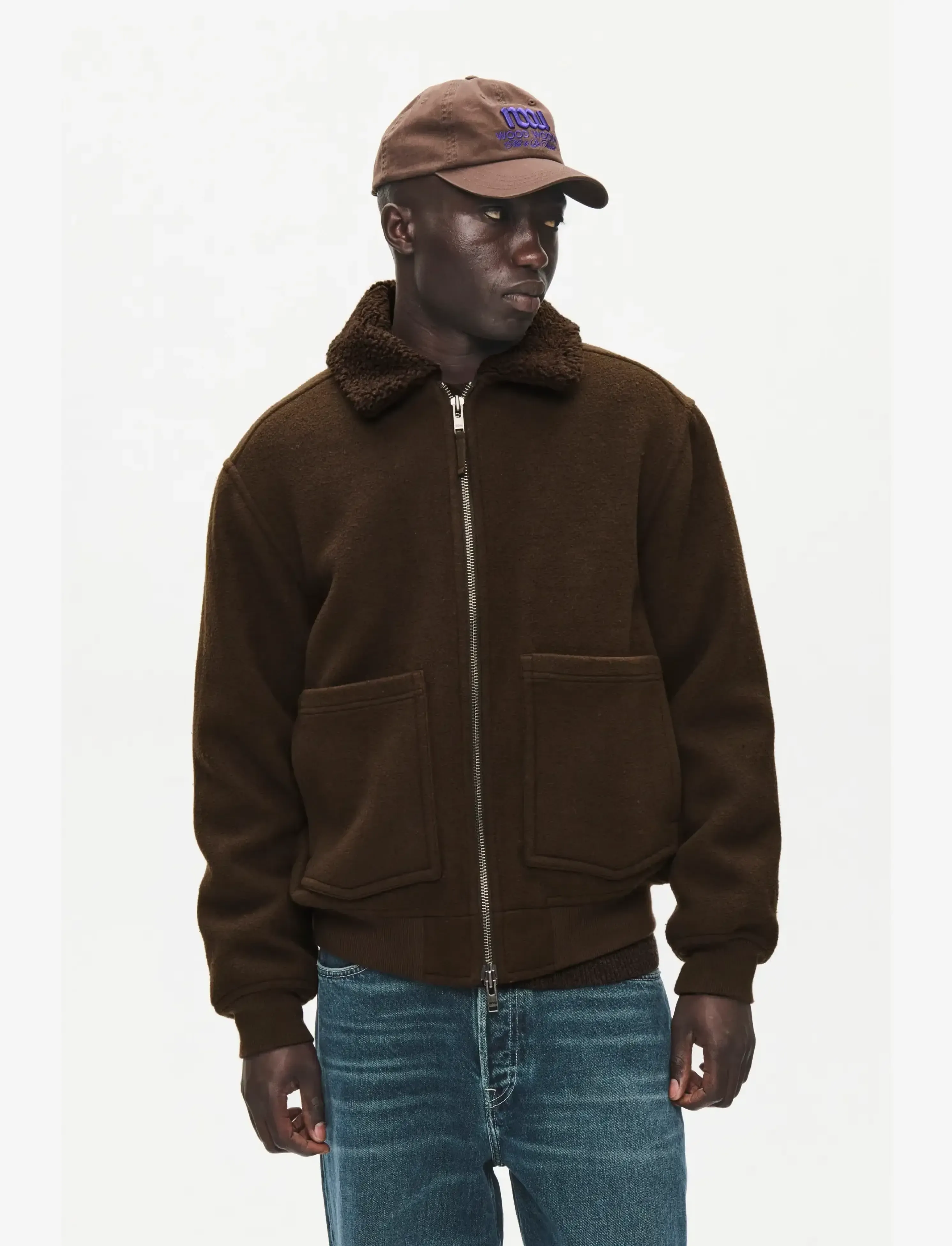 WOOD WOOD WWNann bomber jacket 25519 - Jacken & Mäntel - DELICIOSO / brown
