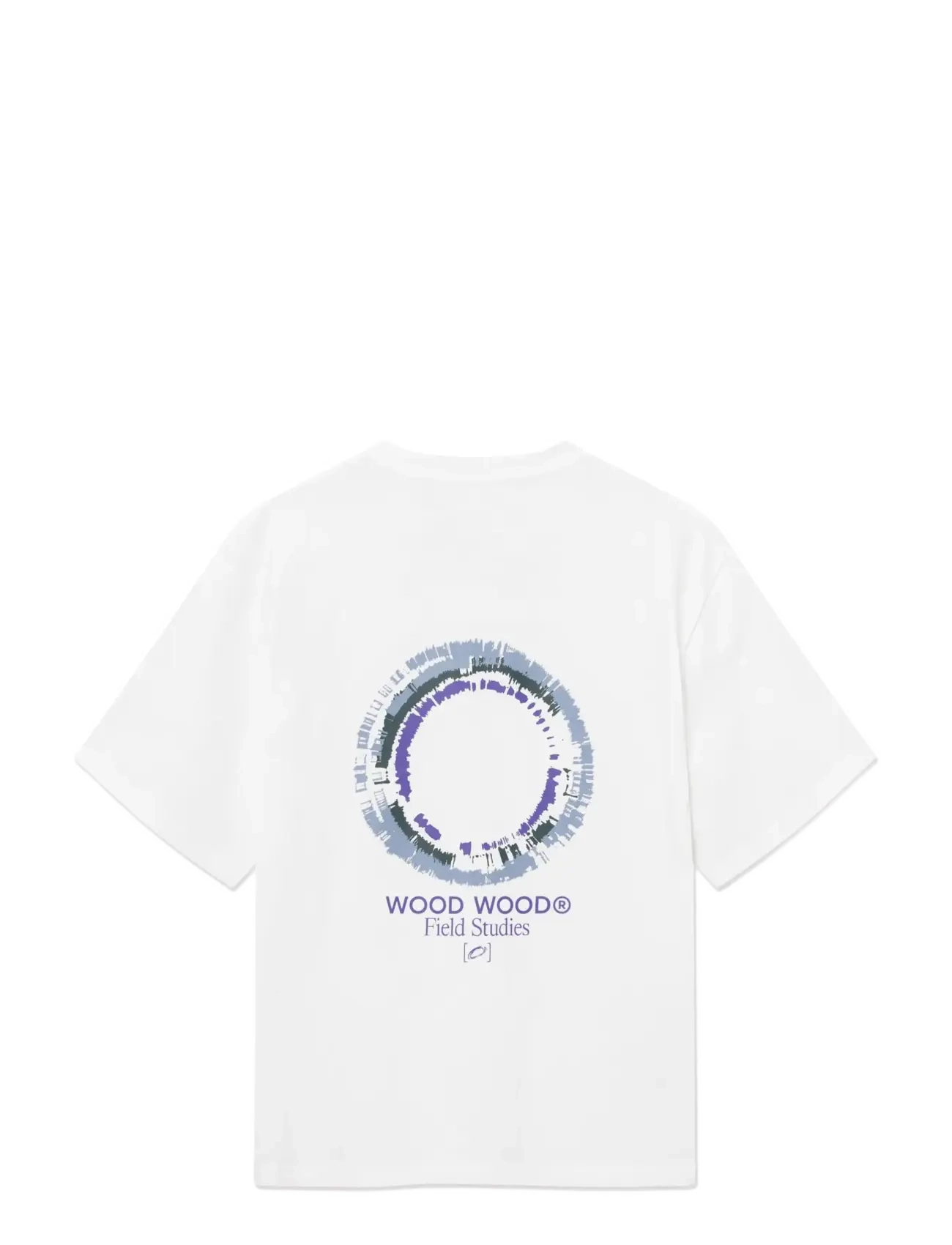 WOOD WOOD - WWGary flares tee 25530 - bright white - 2