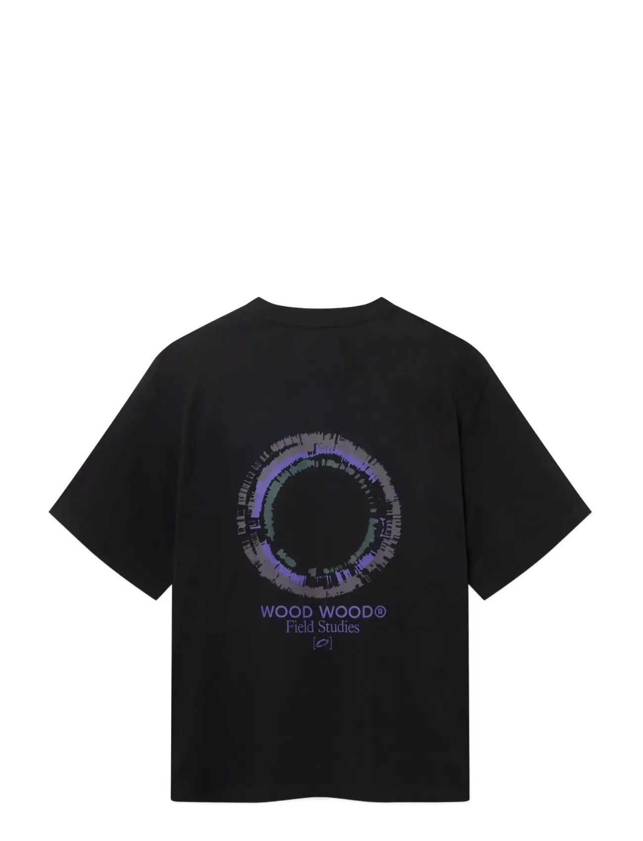 WOOD WOOD - WWGary flares tee 25530 - short-sleeved t-shirts - meteorite - 2