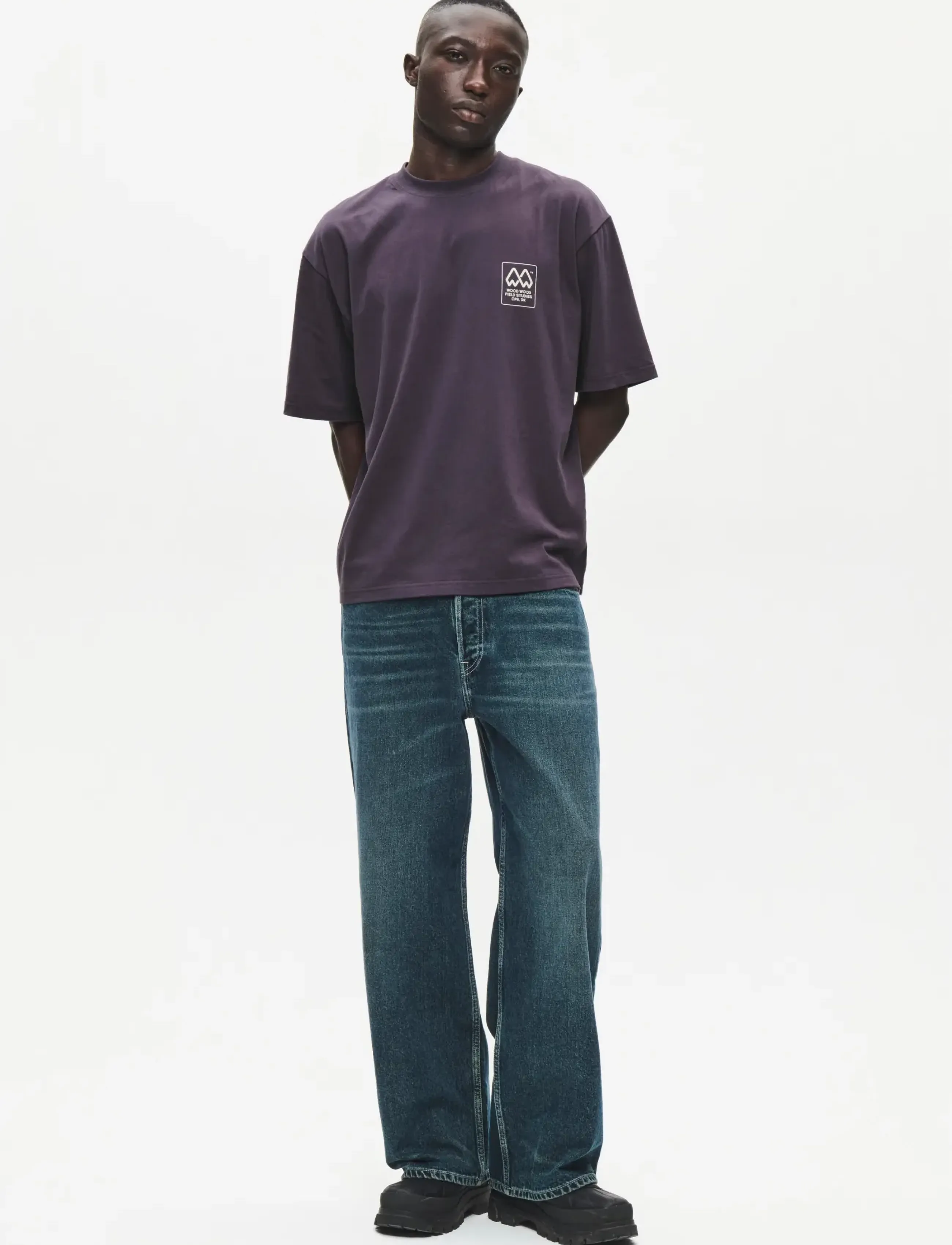 WOOD WOOD - WWGary peak tee 25539 - sweet grape - 4