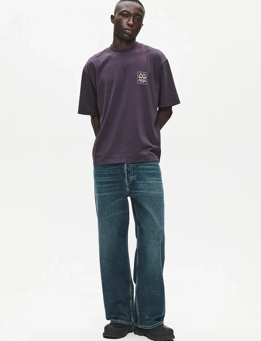WOOD WOOD - WWGary peak tee 25539 - kurzärmelige t-shirts - sweet grape - 4