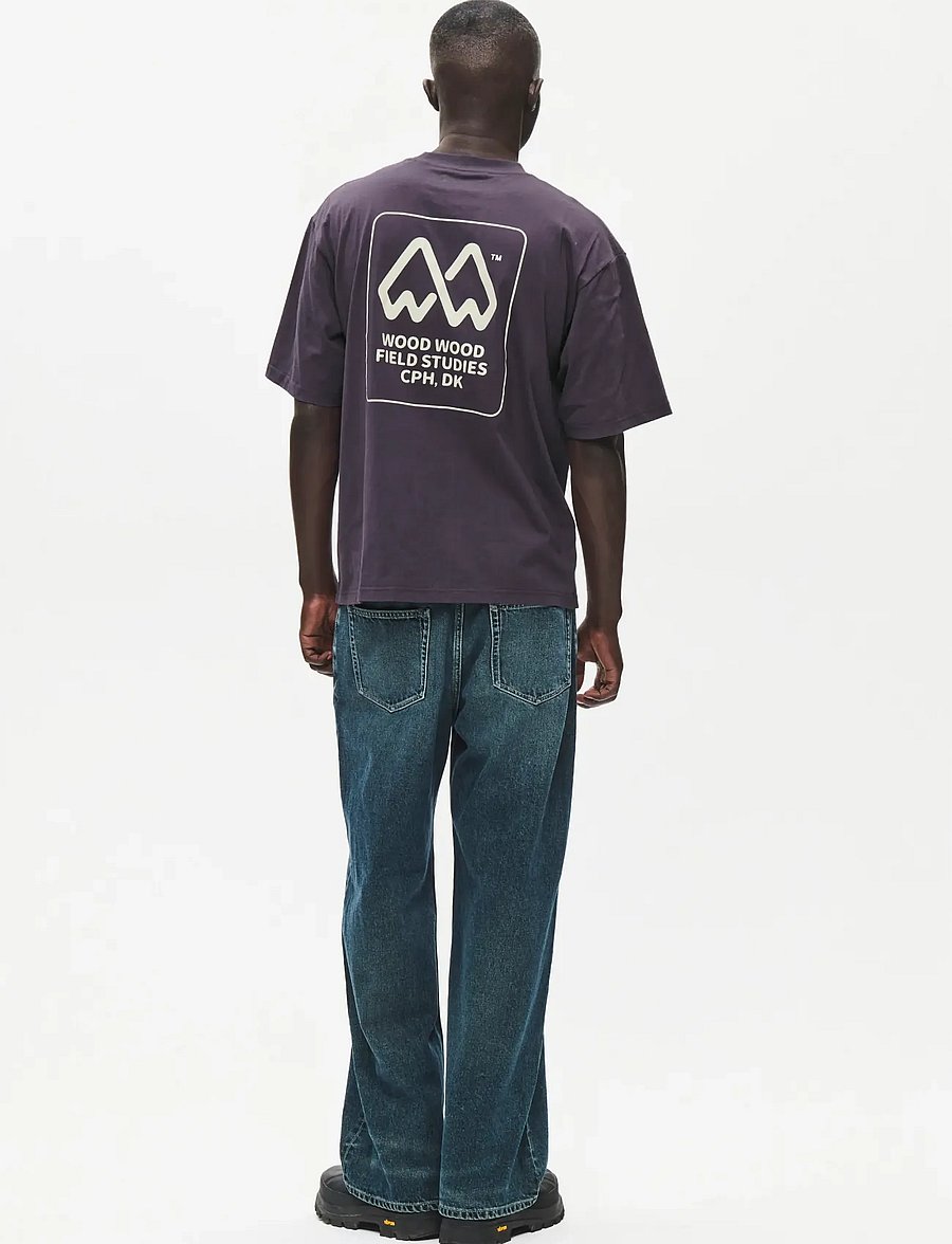 WOOD WOOD - WWGary peak tee 25539 - kurzärmelige t-shirts - sweet grape - 5