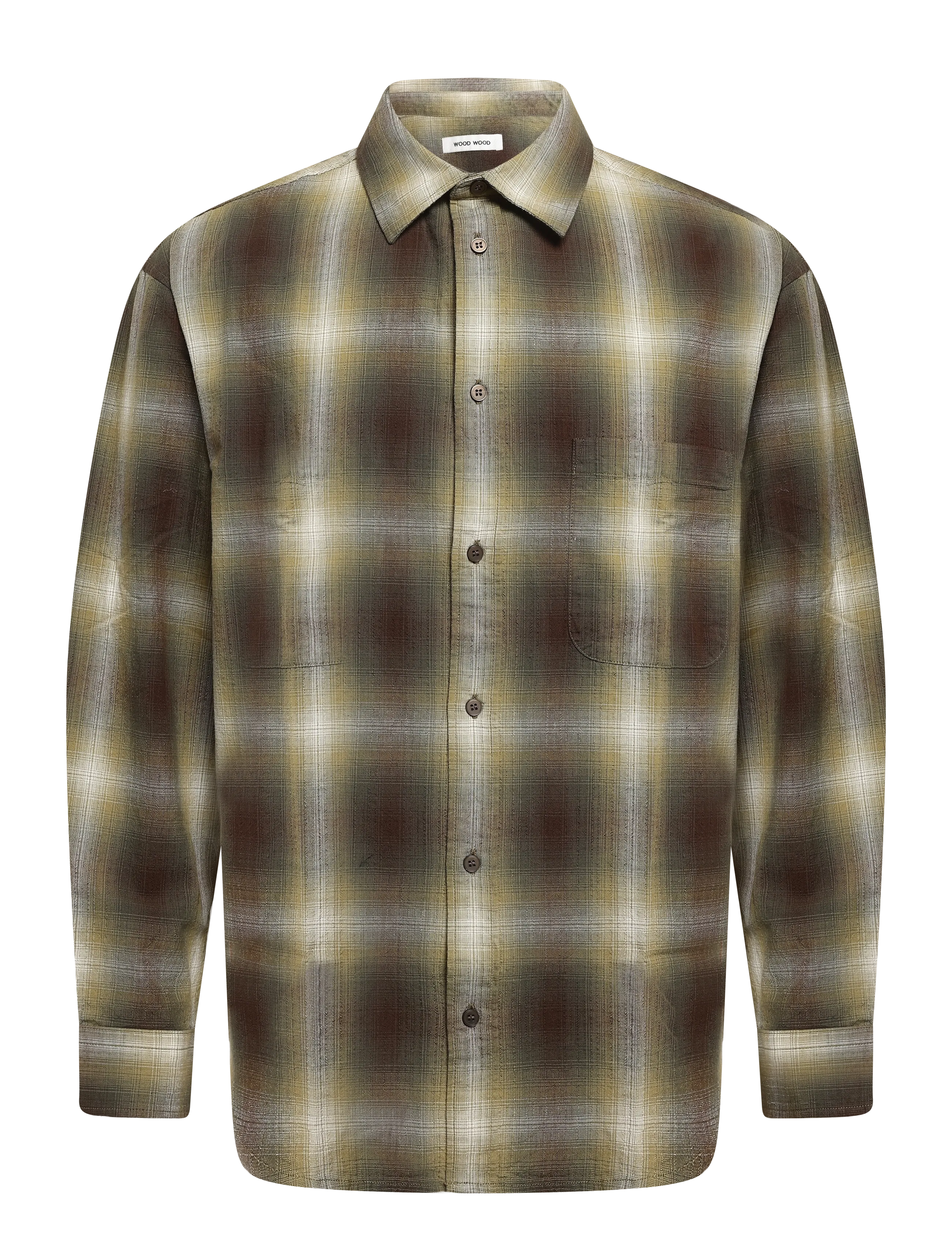 WOOD WOOD - WWCarter shirt 25523 - ruudulised särgid - cedar check - 1